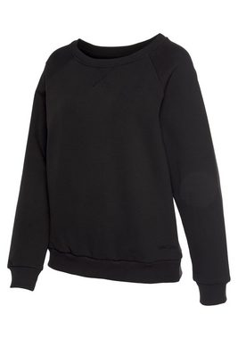 LASCANA Sweatshirt -Loungeshirt aus organischer Baumwolle, Loungeanzug