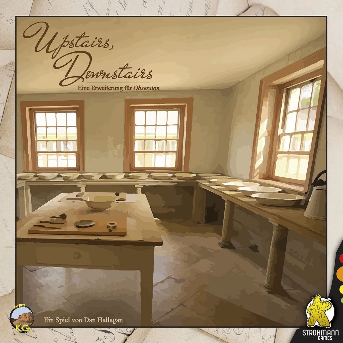 Strohmann Games Spiel Obsession - Upstairs, Downstairs Erweiterung (DE)