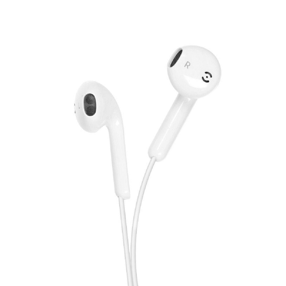 Forcell Stereo für iPhone 8-pin Weiß In-Ear-Kopfhörer Apple iPhone-Anschluss