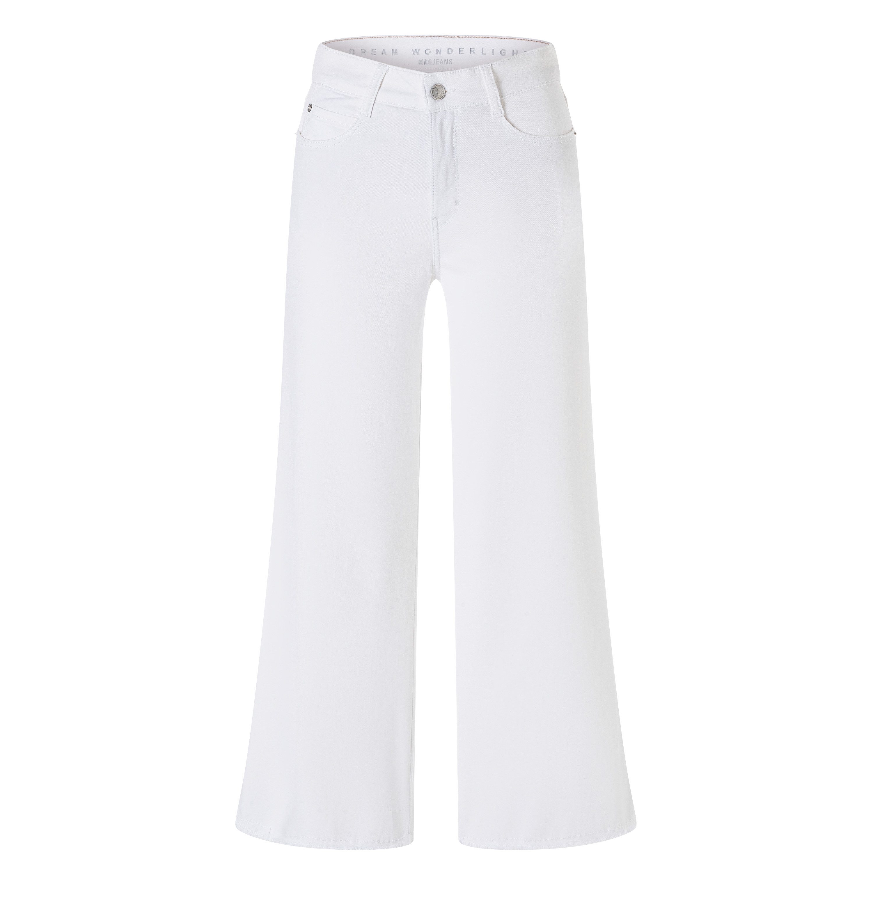 MAC Weite Jeans DREAM WIDE mit Fransen am Saum günstig online kaufen