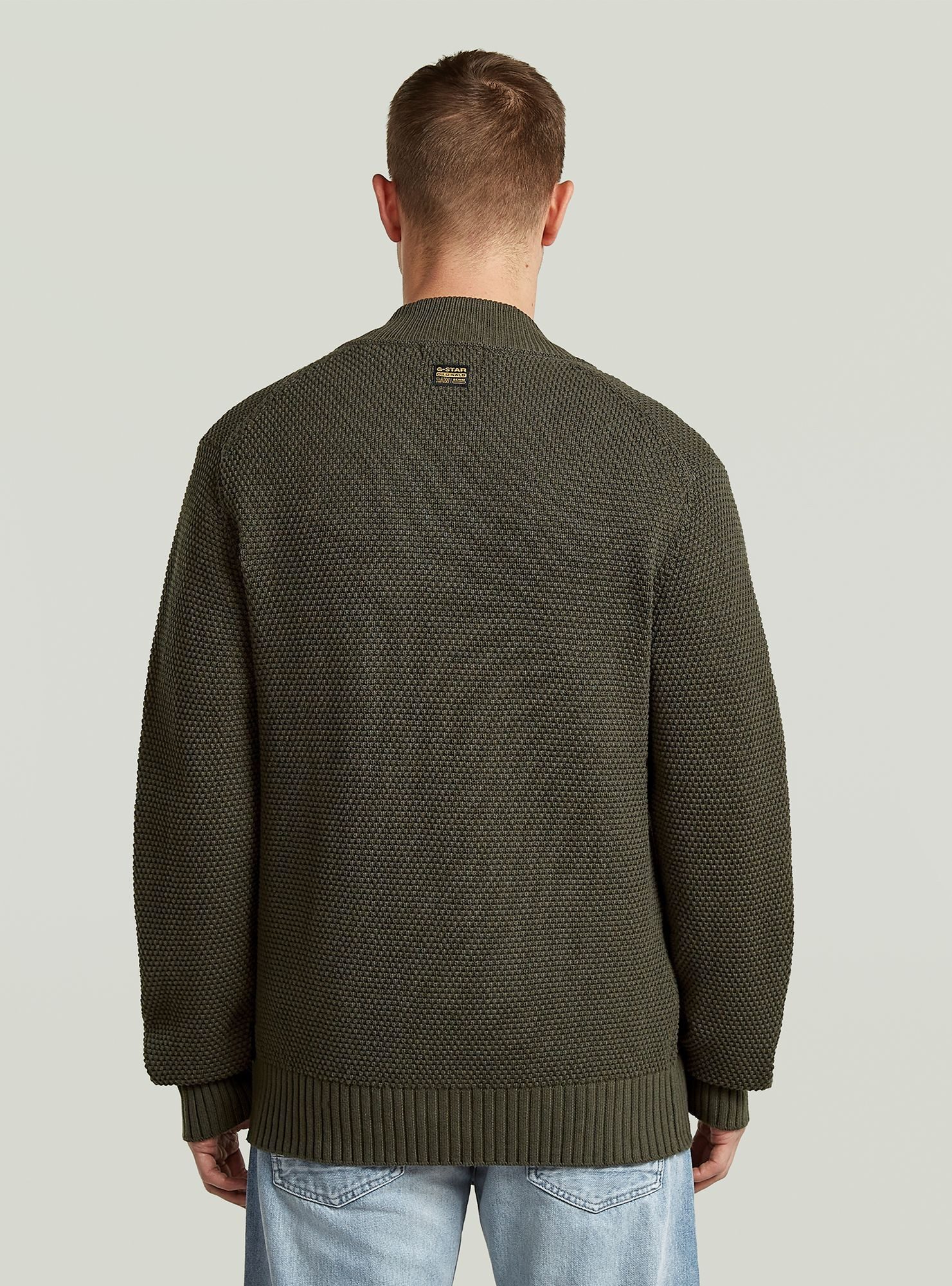 G-STAR Cardigan Honey Comb Structure Cardigan Knit