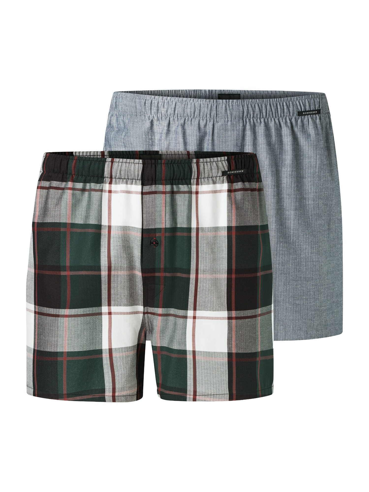 Schiesser Boxer Web - Multipacks (2-St) unterhose unterwäsche boxershort günstig online kaufen