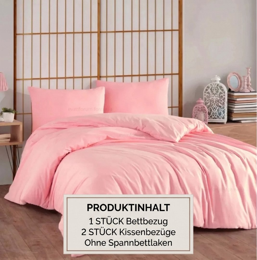 Formeya Bettwäsche Bettwäsche 100% Baumwolle 200x200 cm Doppelbett(ohne Spannbettlaken)