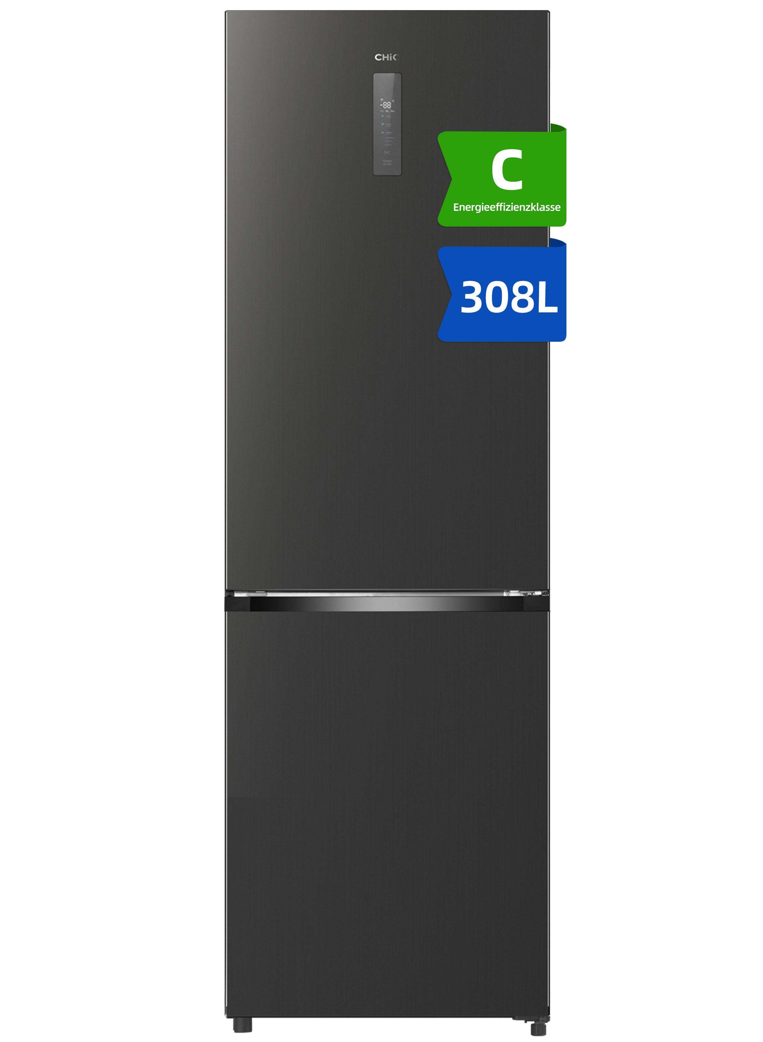 CHiQ Kühl-/Gefrierkombination s CBM310NGC, 185 cm hoch, 59.5 cm breit, 3 Temperaturmodi