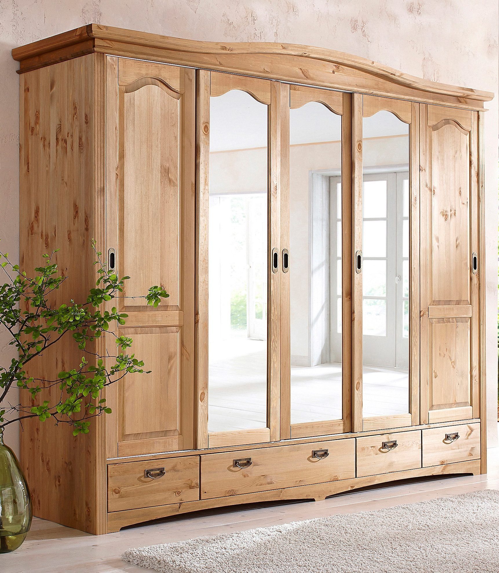 OTTO home Schiebetürenschrank Konrad, Landhausstil, rustikal, mit Schublade günstig online kaufen