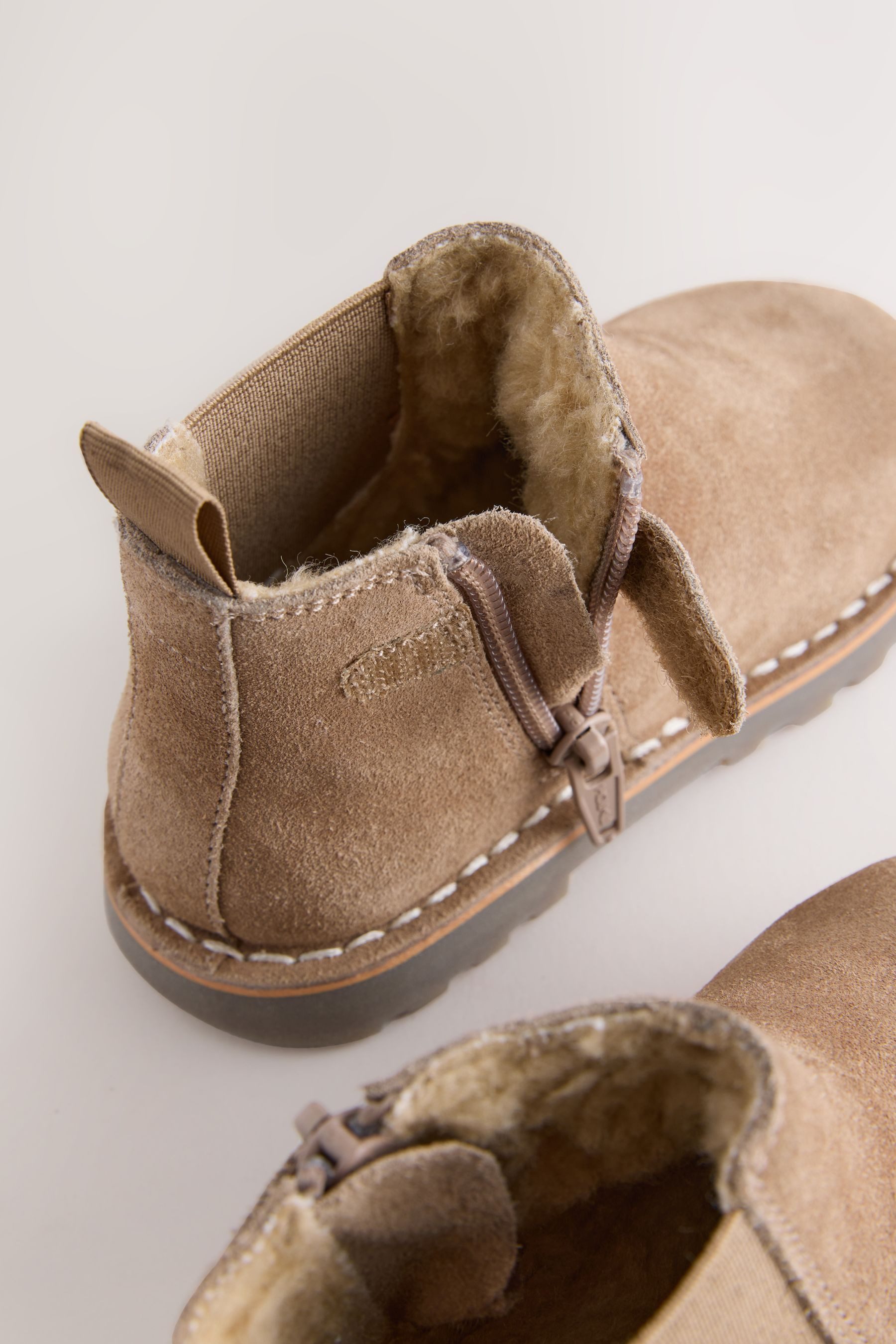 Next Stiefelette aus Veloursleder Babystiefel (1-tlg)