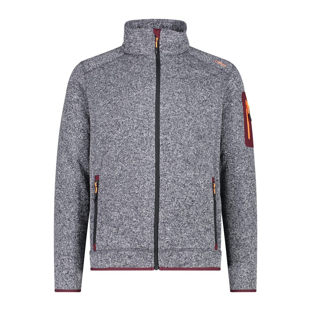 CMP Fleecejacke KNITTED MELANGE für Herren, günstig online kaufen