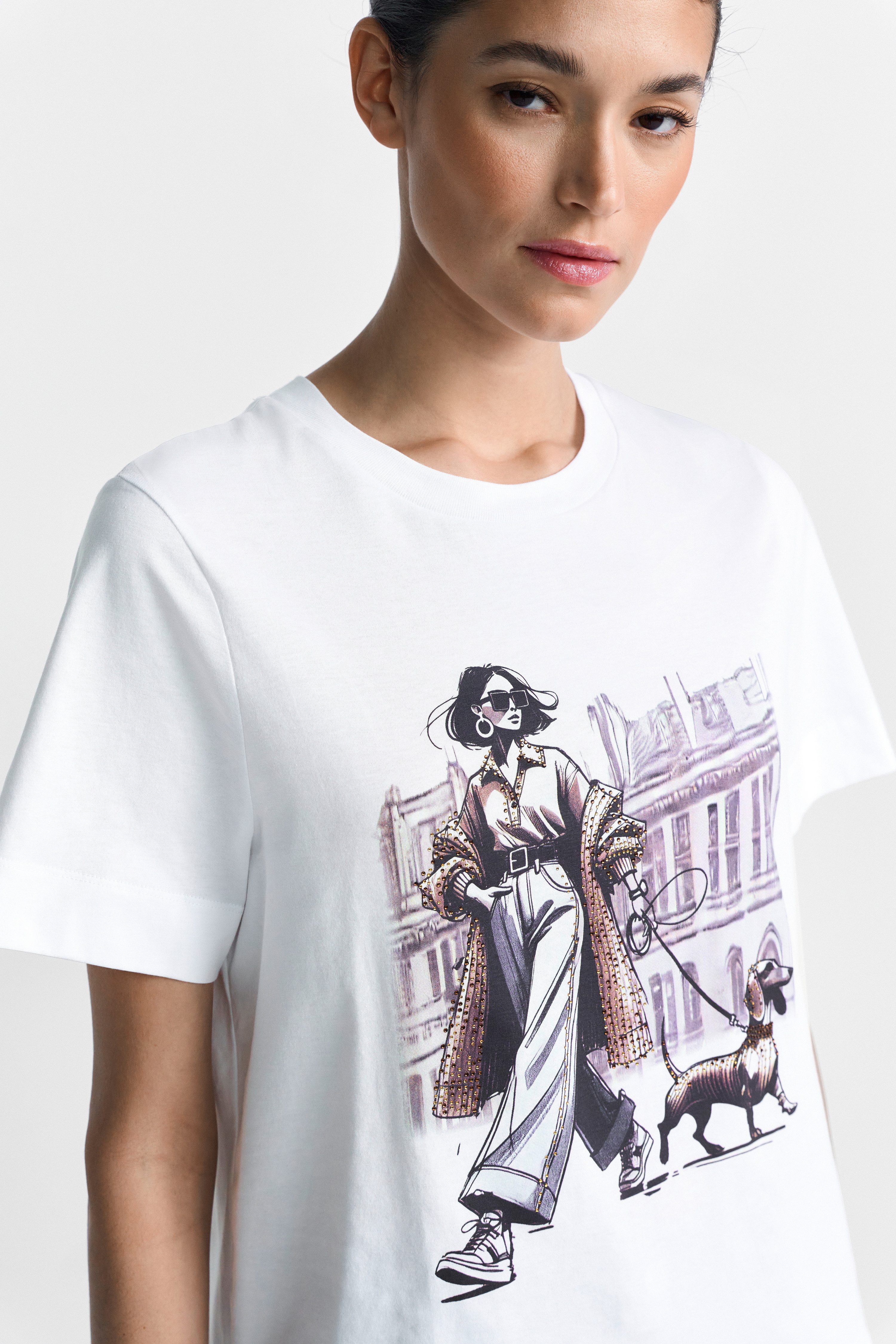 RICHROYAL T-Shirt Woman and Dog günstig online kaufen