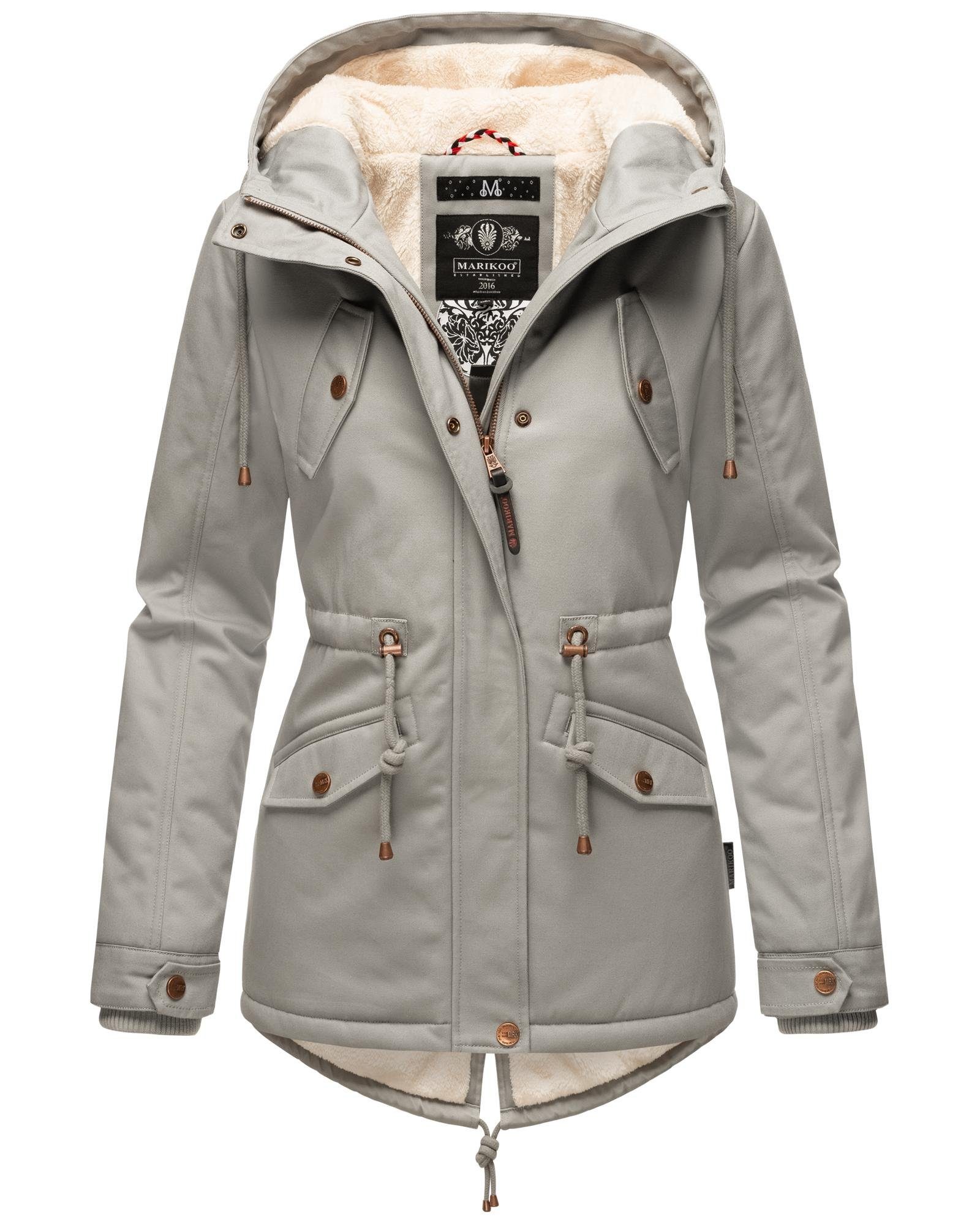Marikoo Winterjacke Manolya stylischer Kurzmantel mit günstig online kaufen