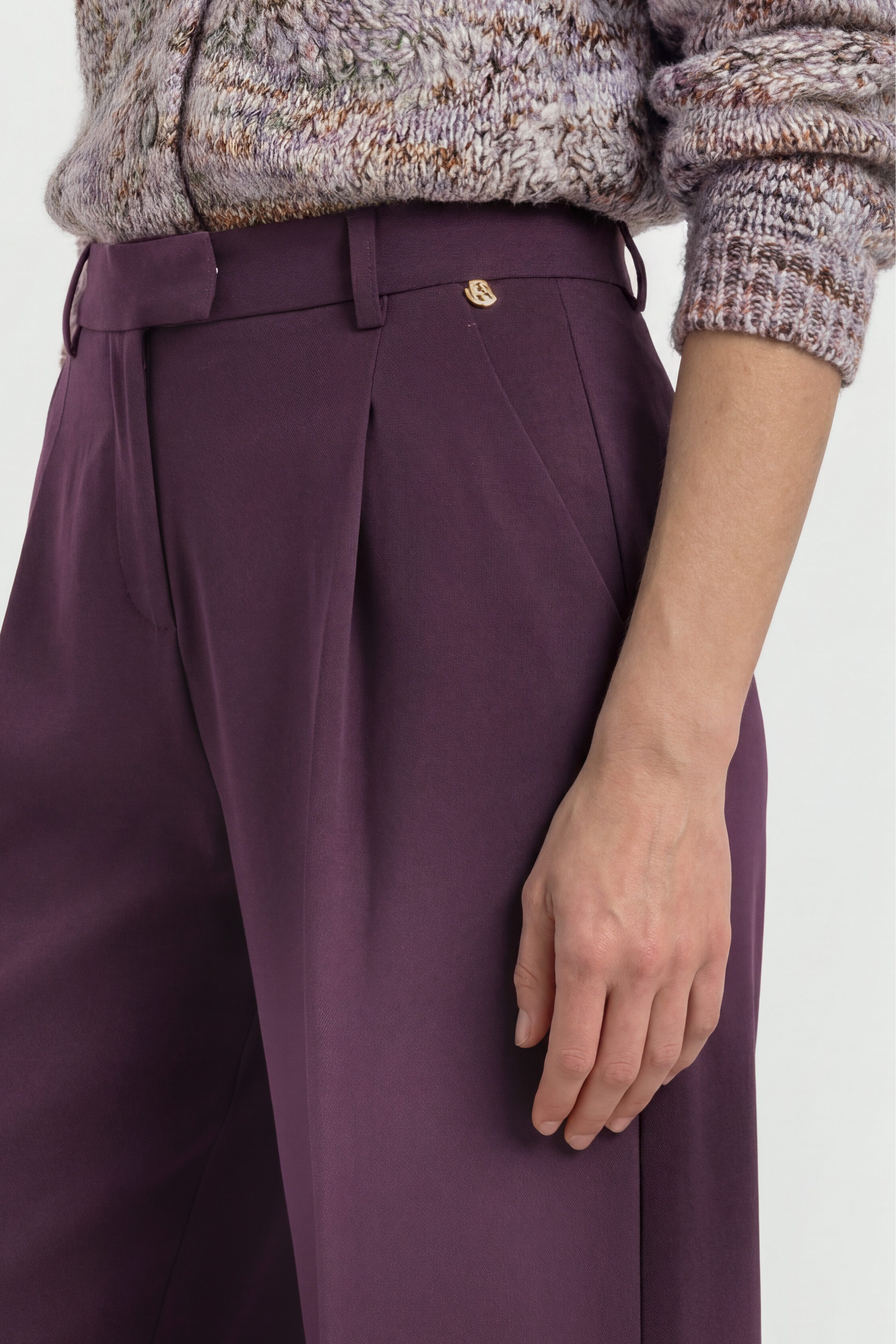 RICHROYAL Bundfaltenhose mit Bügelfalten, Wide Leg – Bild 2 von 5