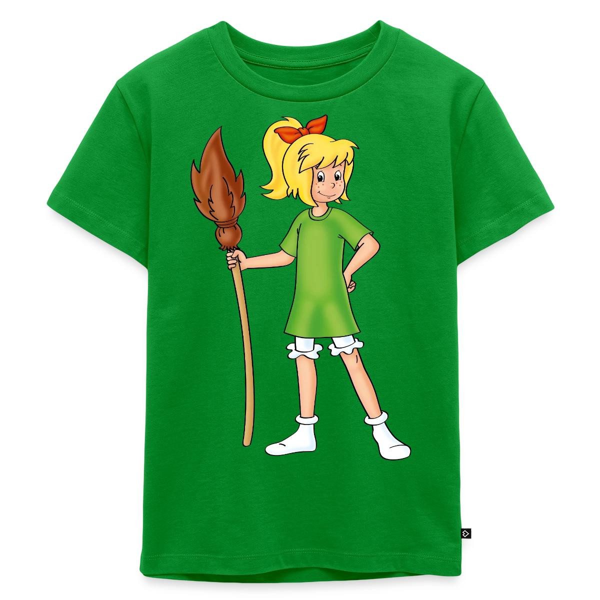 T-Shirt Bibi Blocksberg Mit Ihrem Besen Kartoffelbrei Kinder Premium T-Shirt