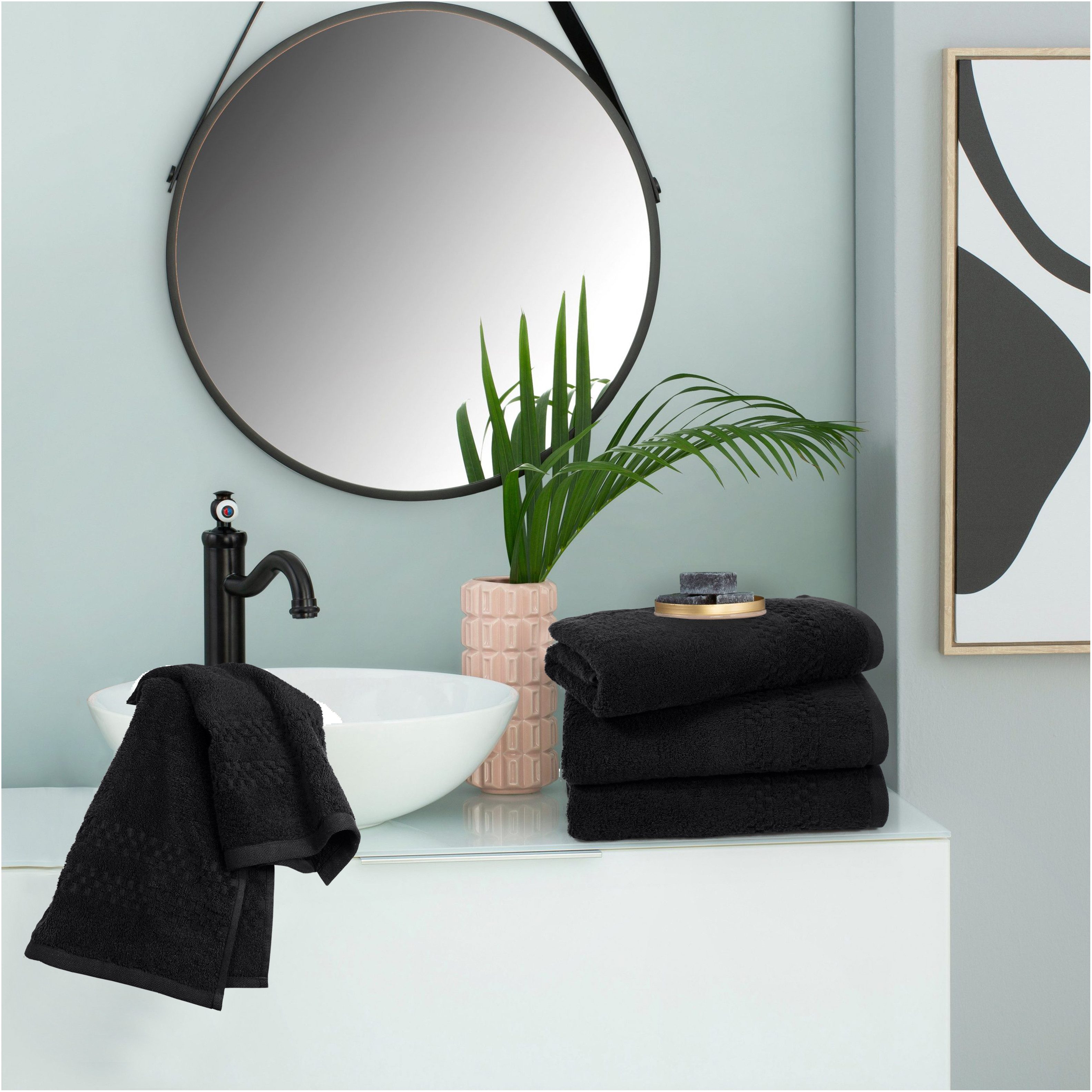 my home Handtuch Regona, Handtücher (50x100cm), günstig online kaufen
