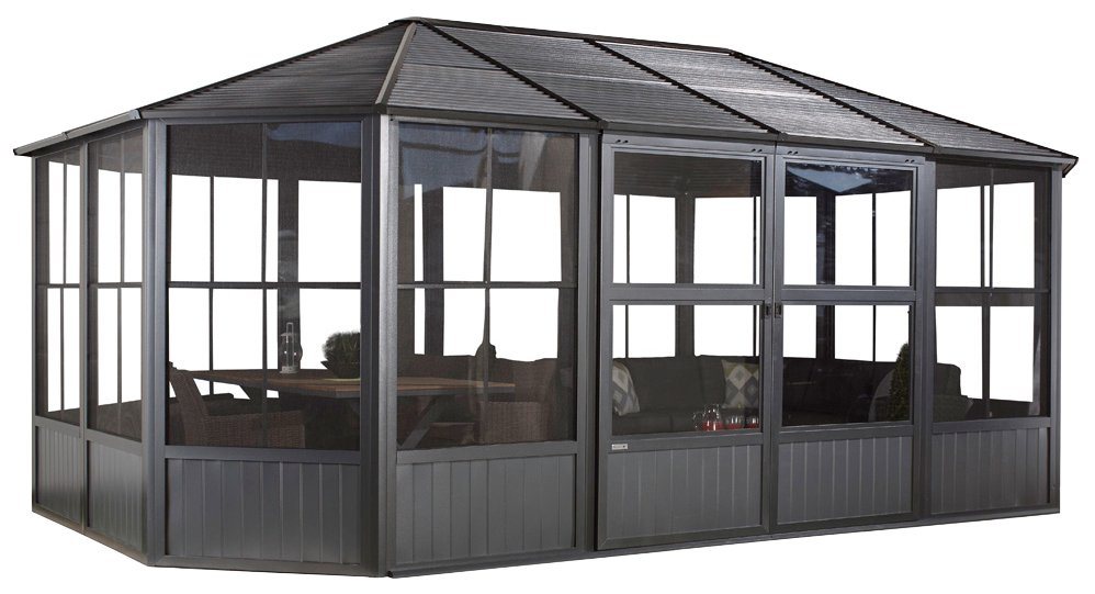 Thumbnail - Sojag Pavillon Charleston 12x18, Wintergarten, BxT: 594x384 cm