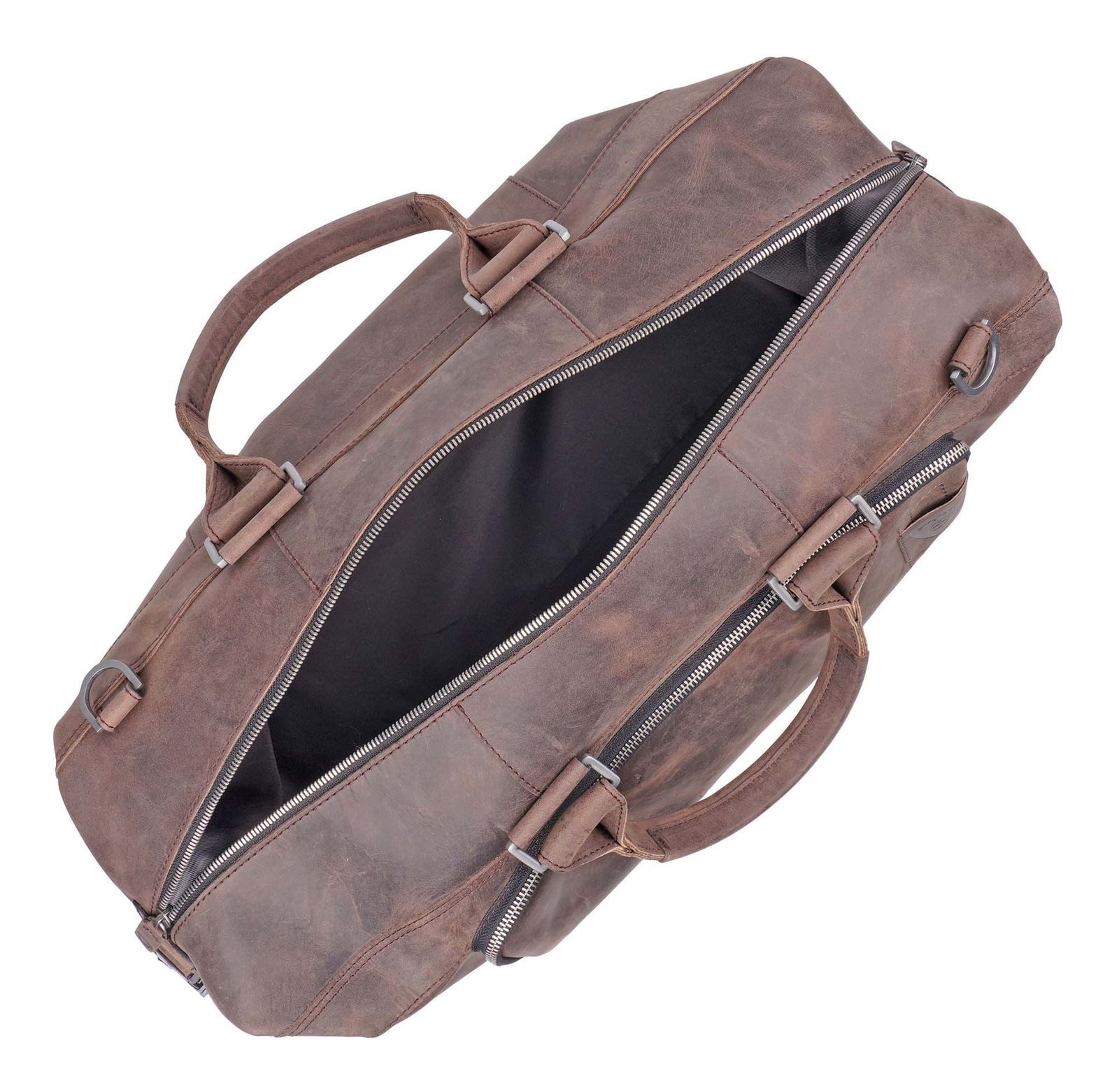 Strellson Reisetasche Landon Weekender mhz, aus echtem Rindsleder