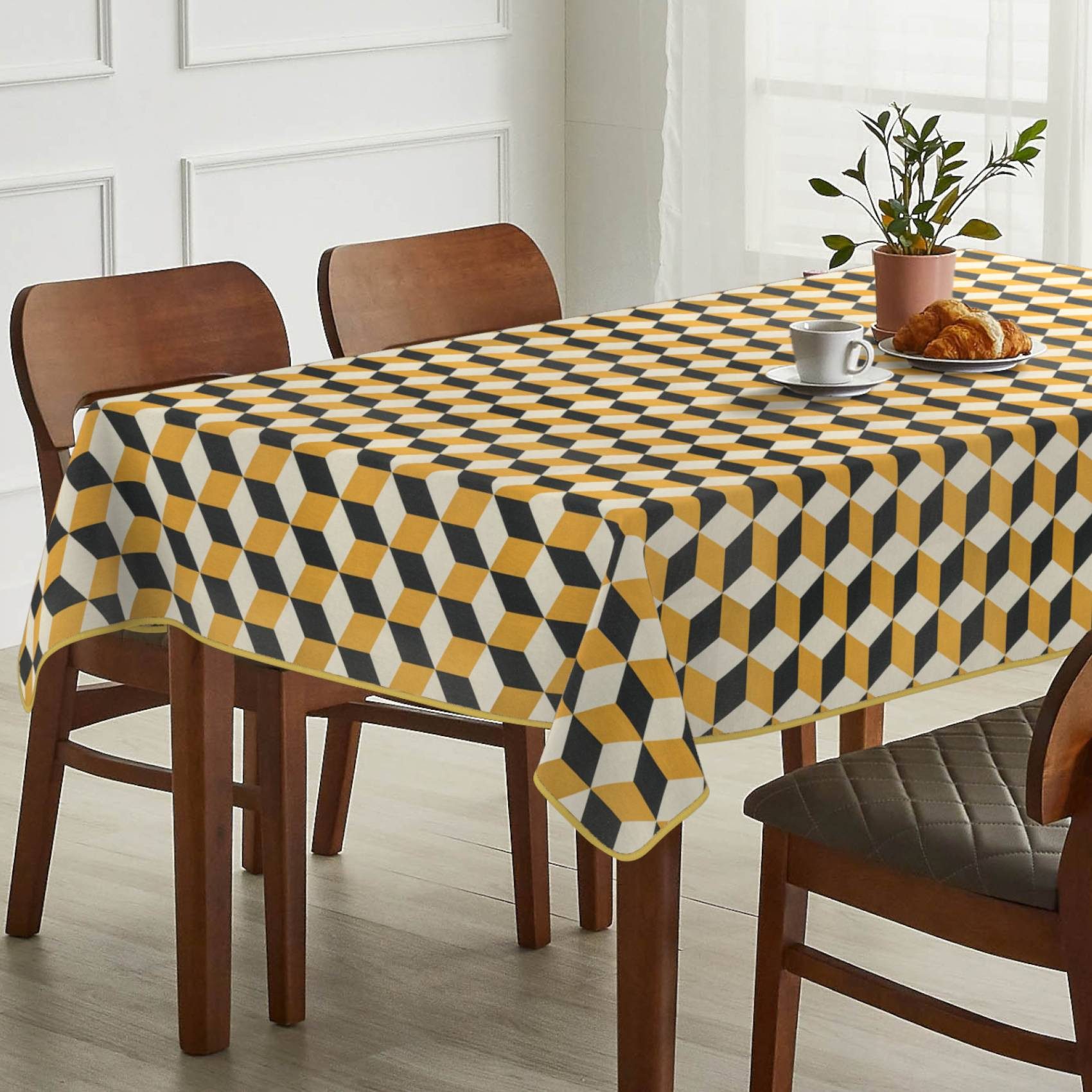 ANRO Tischdecke Stoff Digitalprint Tischtuch EasyClean günstig online kaufen