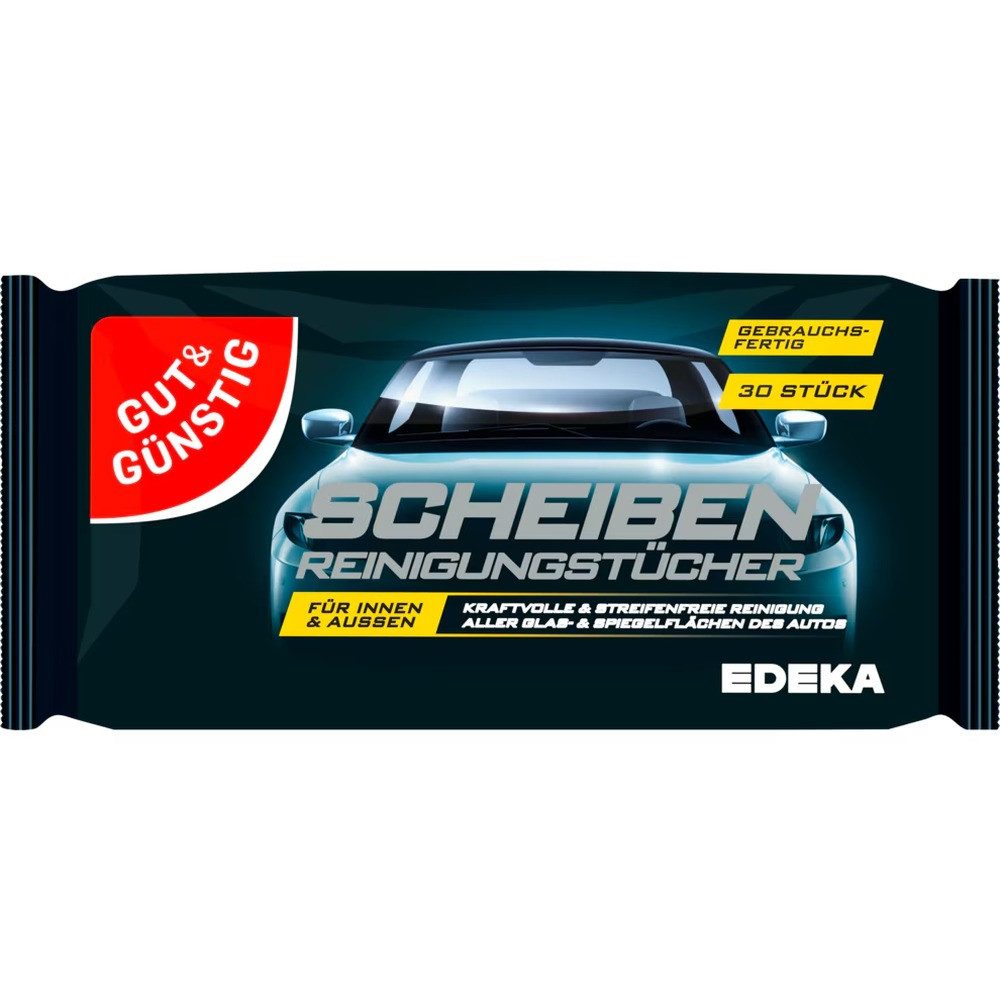 Gut & Günstig GUT&GÜNSTIG feuchte Reinigungstücher Scheiben Reinigungstücher