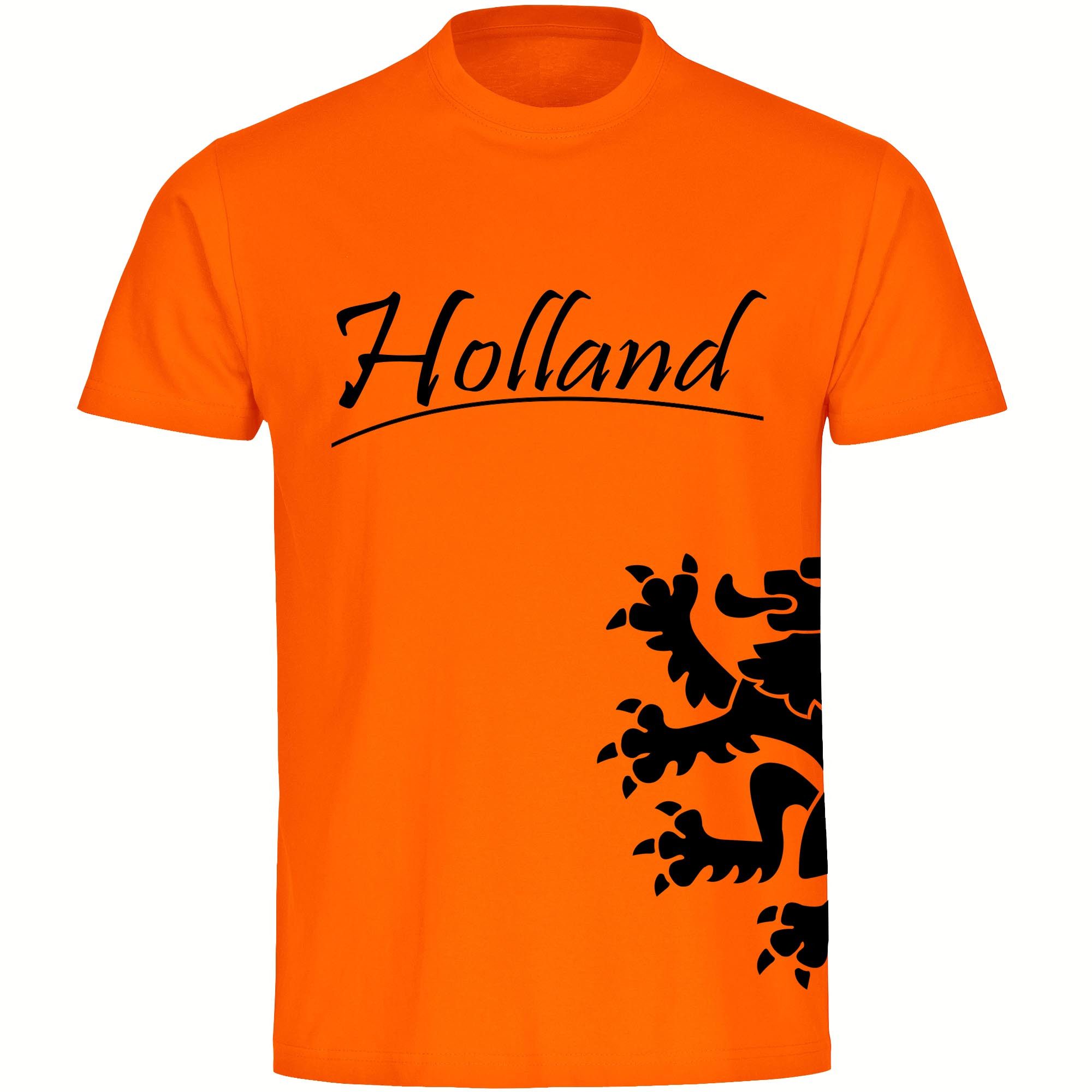 T-Shirt Herren Holland - Löwe seitlich - Männer