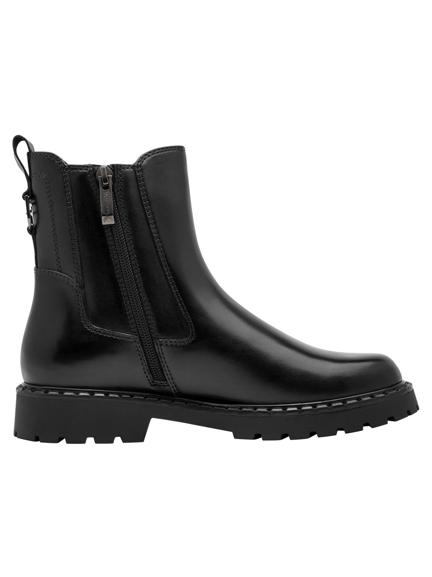 Tamaris TOUCH-IT aus Leder kein Absatz 1-25449-47 Chelseaboots TOUCH-IT