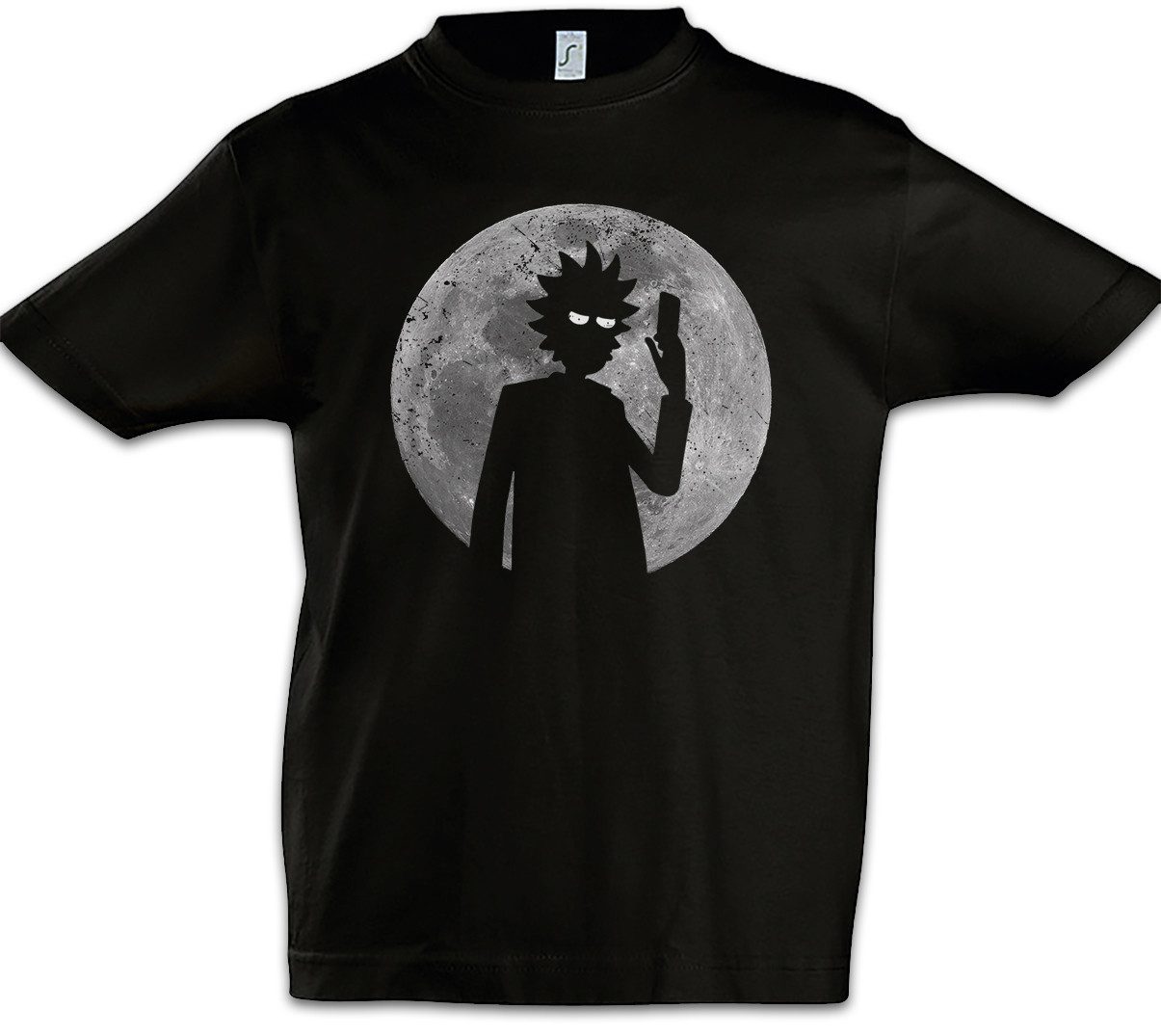 Urban Backwoods Print-Shirt Rick Moon Kinder T-Shirt Mond Rick Sanchez Beth Plumbus Morty (1-tlg) Adventures Smith Jerry TV