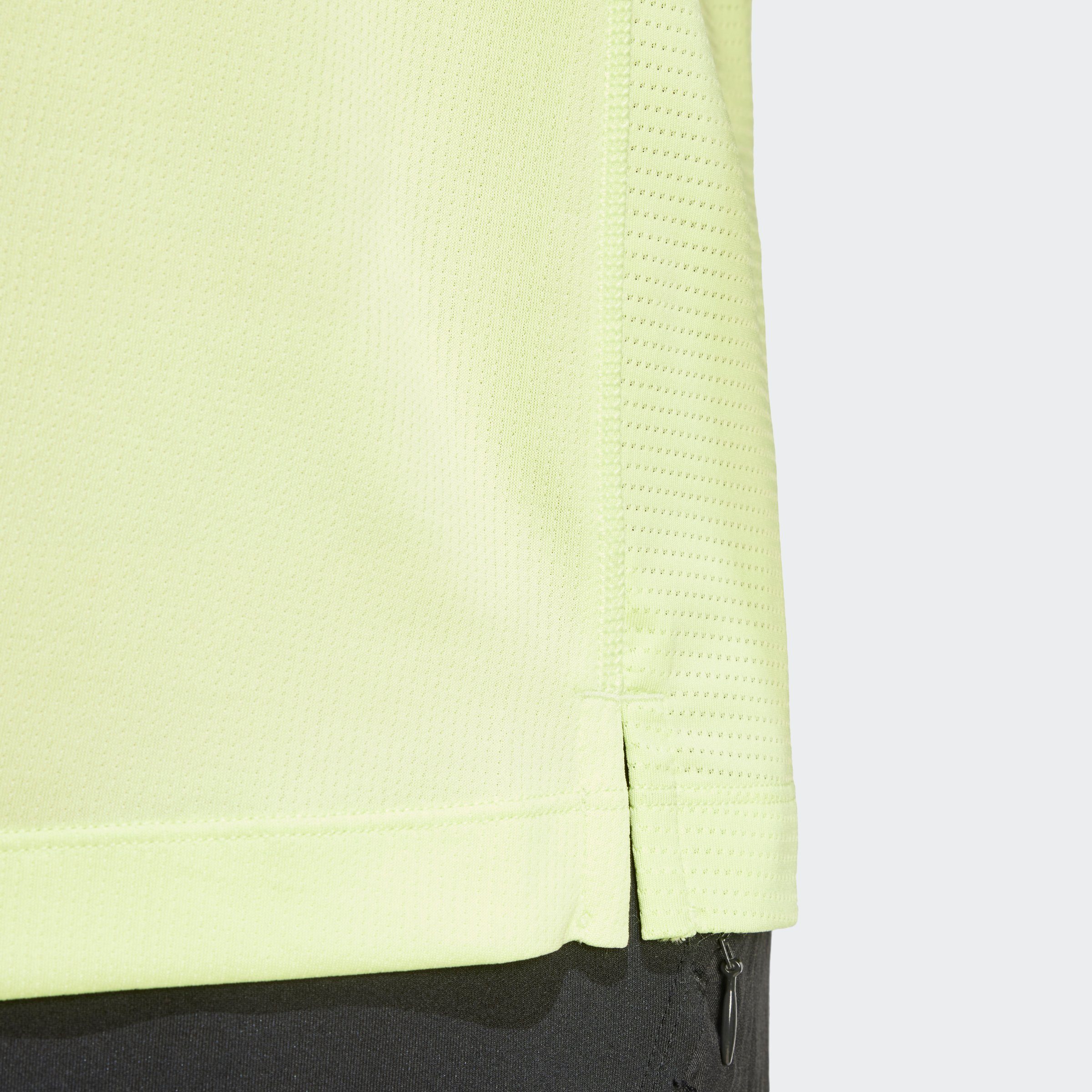 Lime adidas / 3-STREIFEN White TRAIN Silver Pebble TRAINING ICONS / Pulse Performance T-Shirt