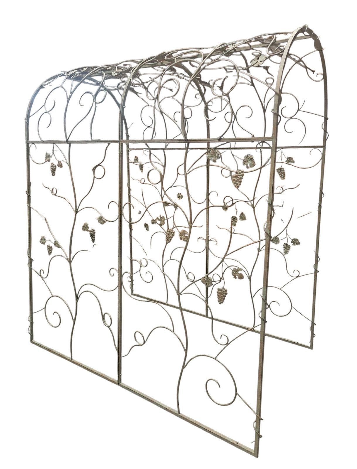 Aubaho Dekoobjekt Rosenbogen Bogengang Garten Eisen Replikat Retro Design Dekoration