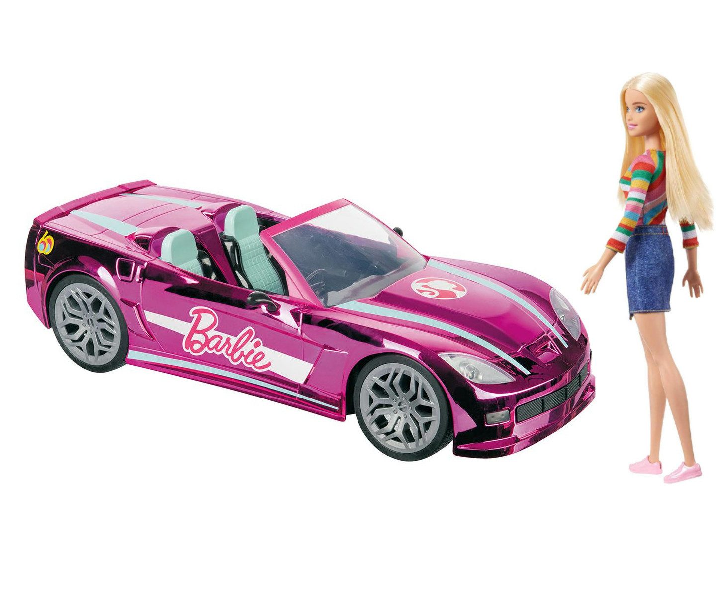 RC-Auto Barbie Dream Car (40 cm) inkl. Barbie Malibu