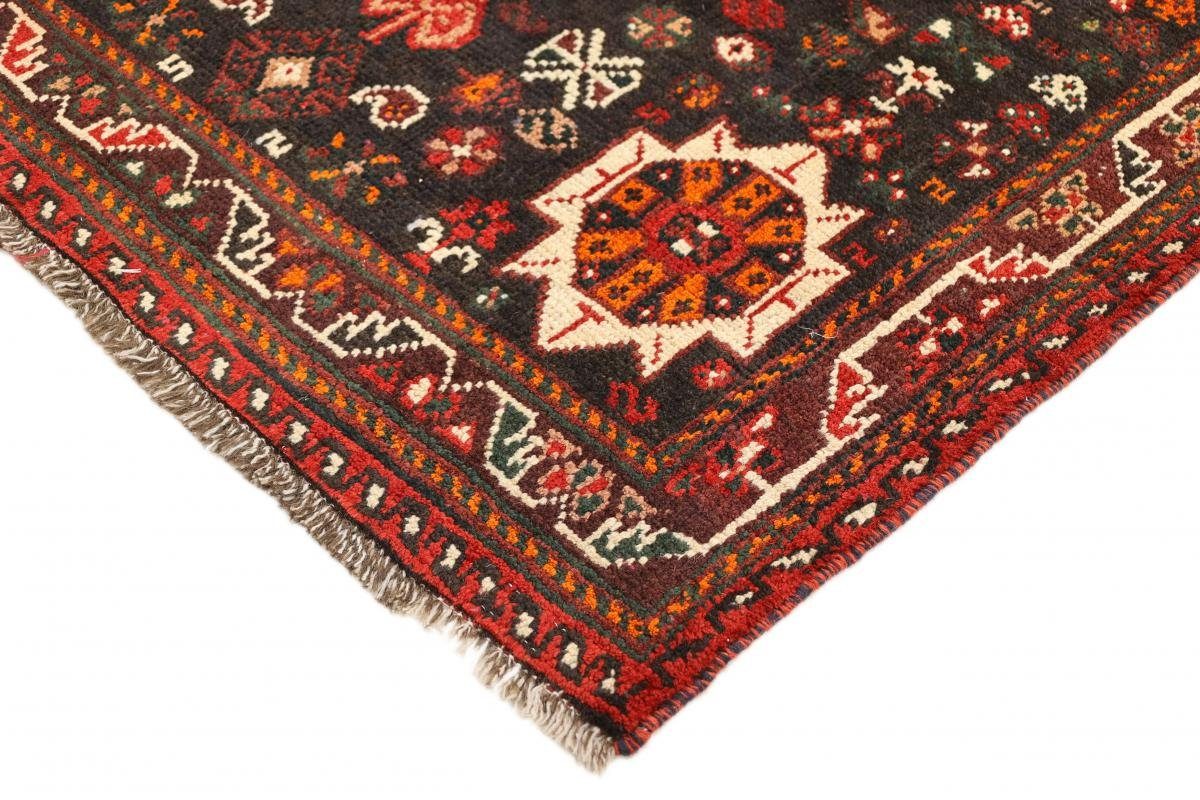 Läufer, 10 Orientteppich mm / Handgeknüpfter Trading, Orientteppich Shiraz Perserteppich Nain 123x305 Höhe: rechteckig,