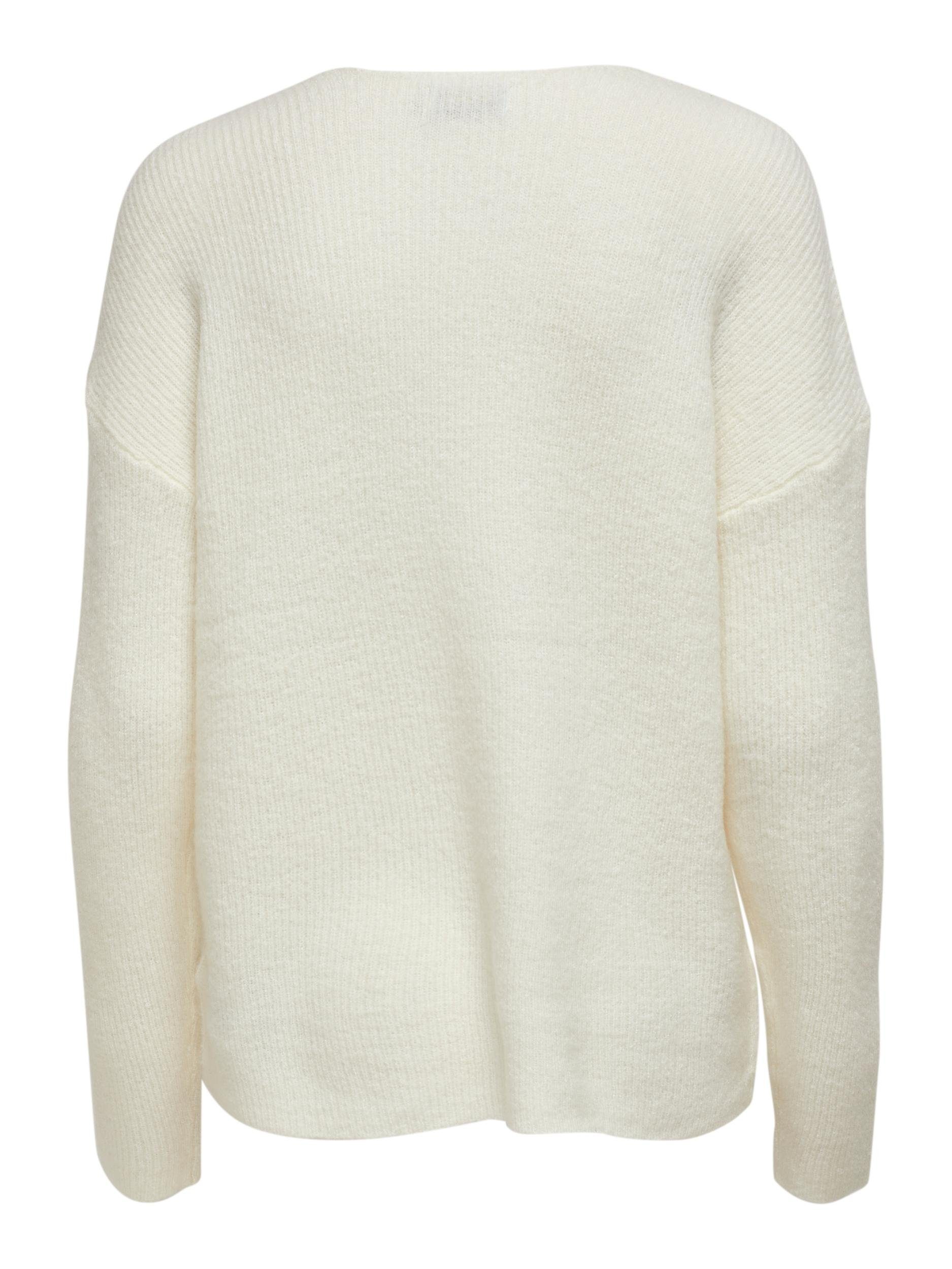 ONLY Strickpullover Birch ONLCAMILLA NOOS V-NECK KNT L/S PULLOVER