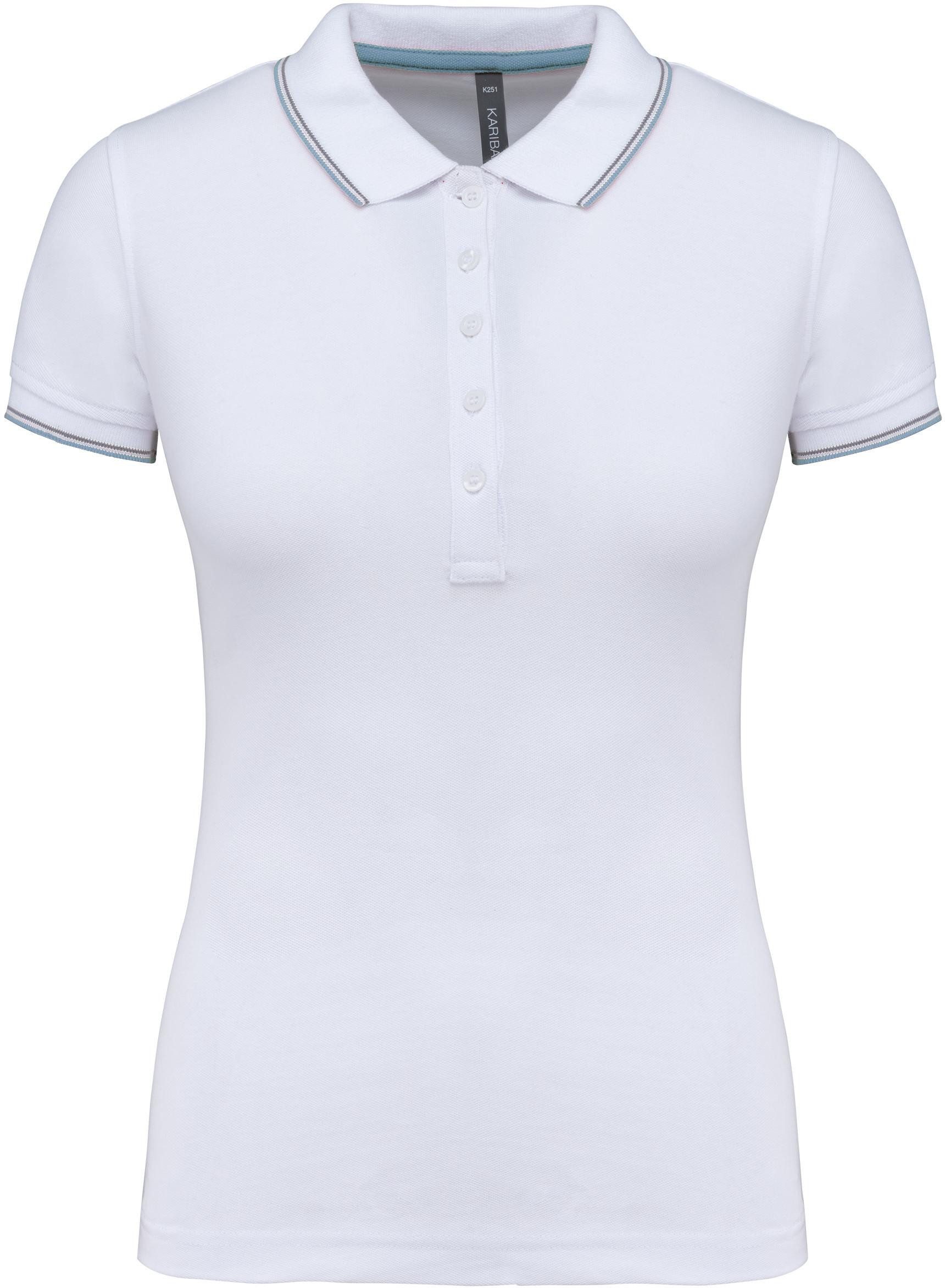Poloshirt Damen Piqué Poloshirt Kurzarm