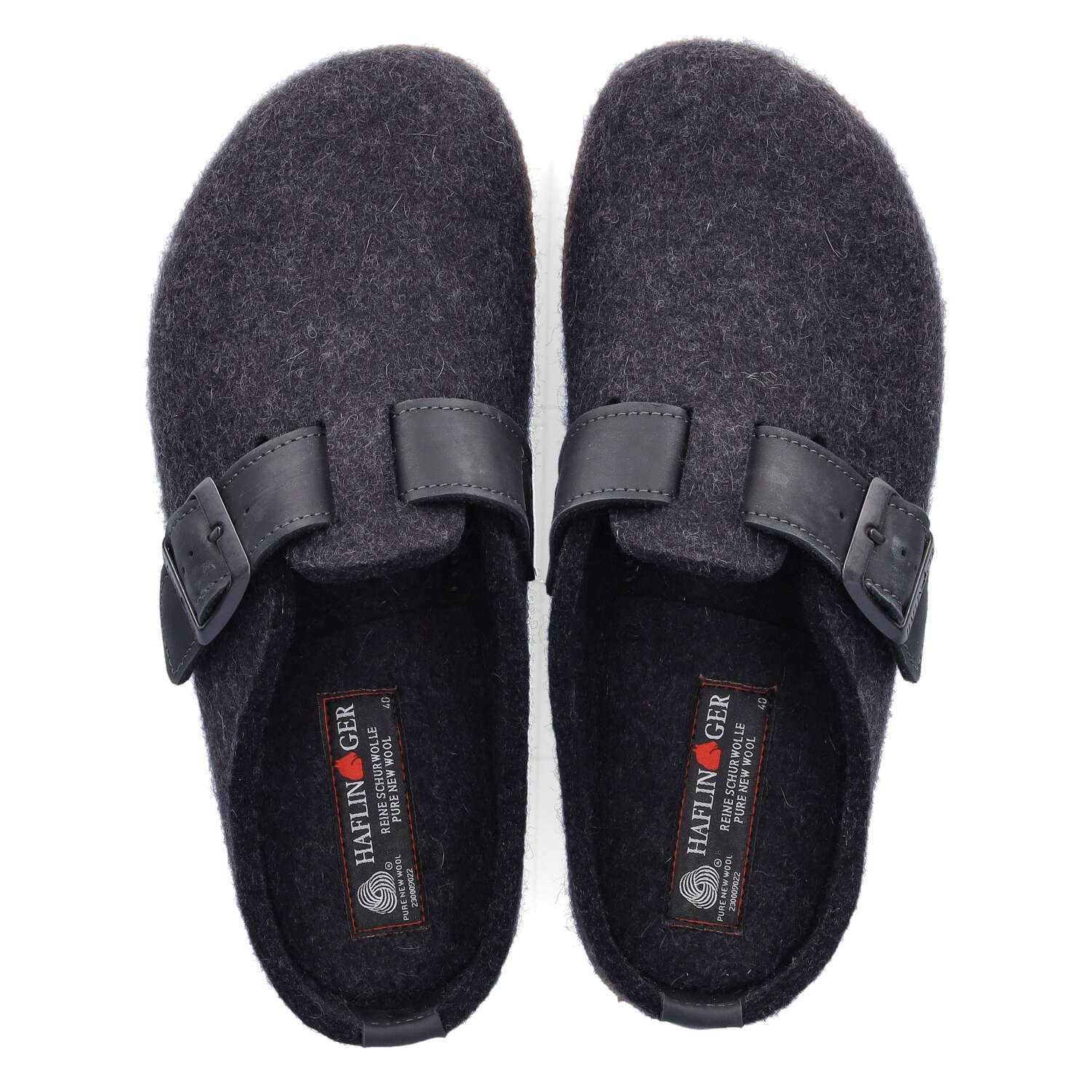 Haflinger Haflinger Grizzly Chicago Graphit Slipper