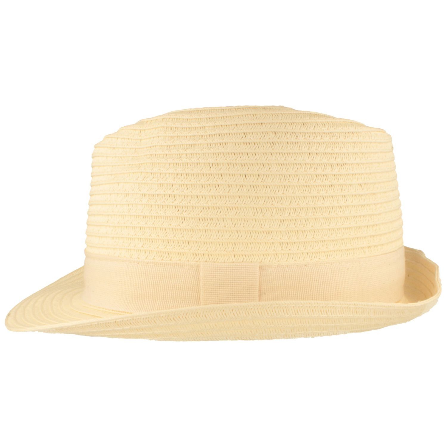 Fiebig Strohhut Papier Trilby mit Ripsband günstig online kaufen