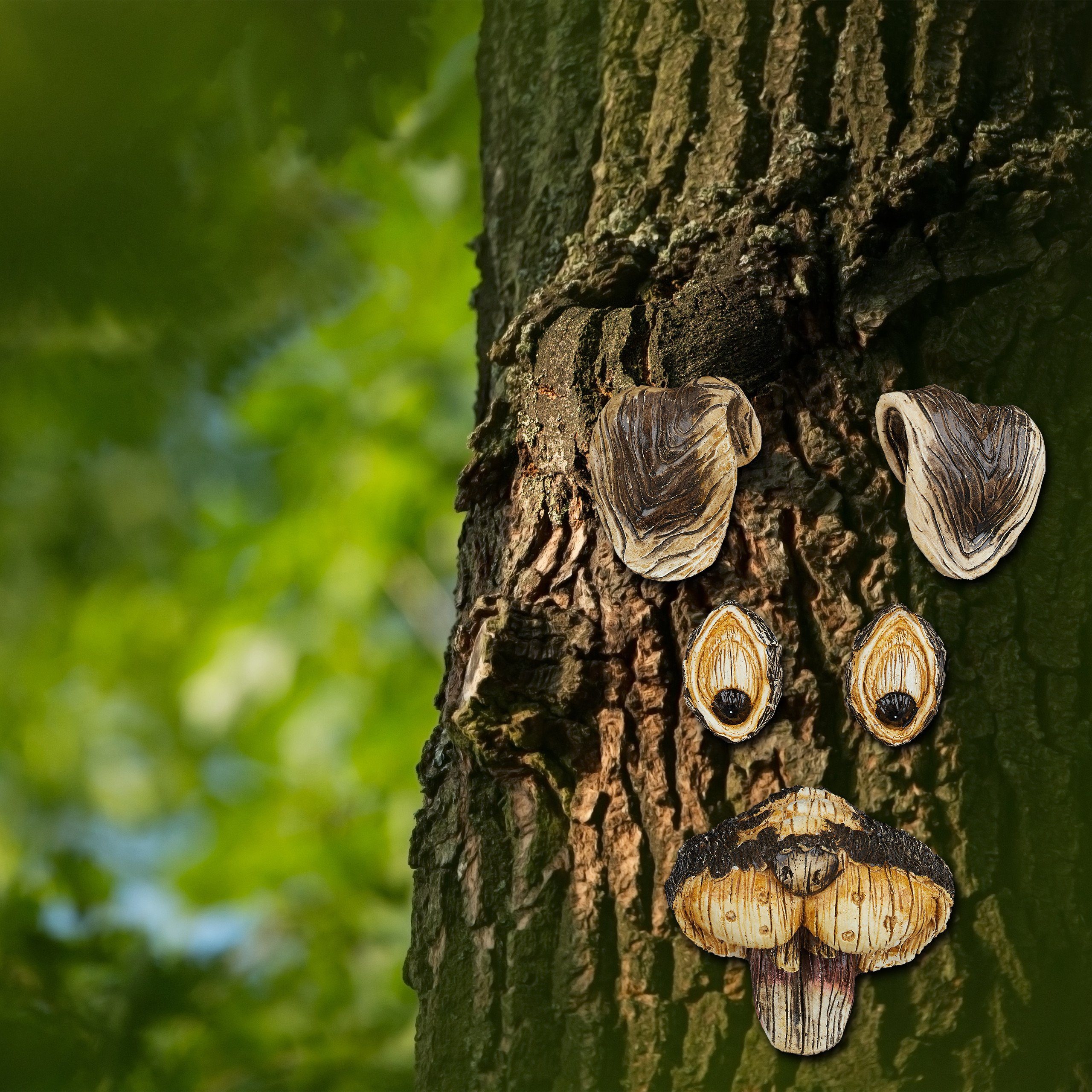 relaxdays Gartenfigur Baumgesicht Hase günstig online kaufen