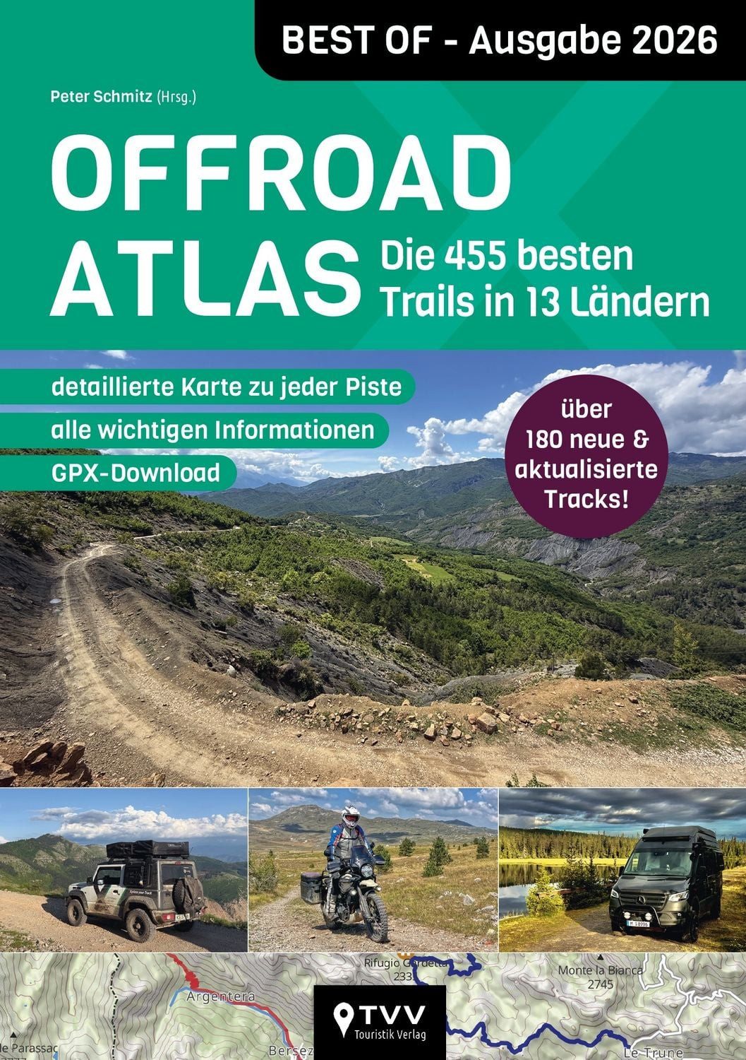 Offroad Atlas - Best of 2026 / Martin Schempp, 455 Pisten in 13 Ländern