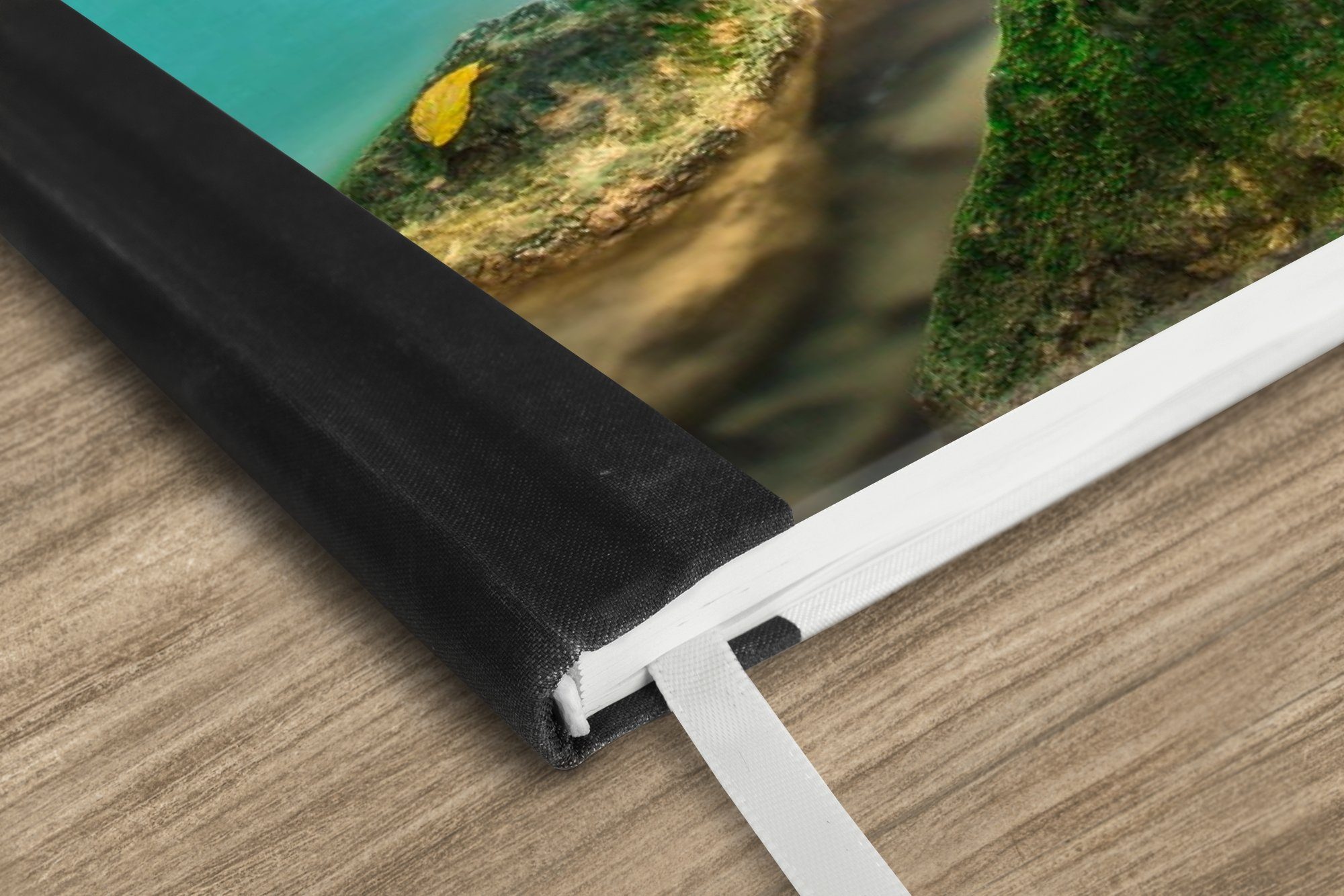 Thumbnail - MuchoWow Notizbuch Wald - Wasserfall - Natur, Notebook, Notizblock a5, Tagebuch, Journal Liniert