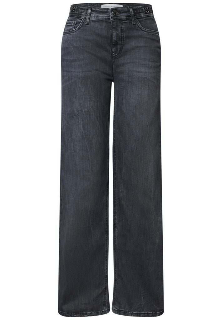 STREET ONE Jogginghose Style Emee Wide Leg.hw. grey w