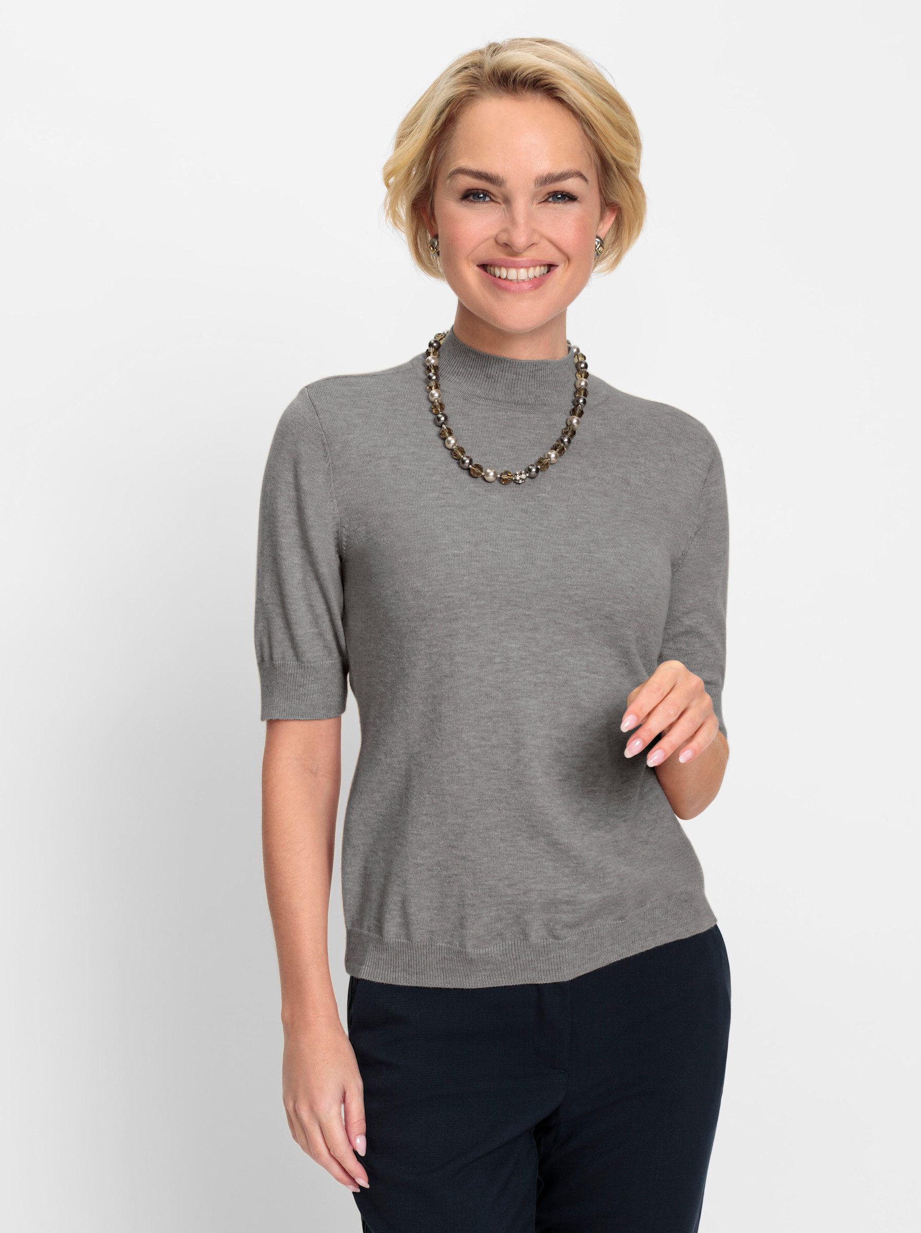 Classic Kurzarmpullover "Pullover" günstig online kaufen