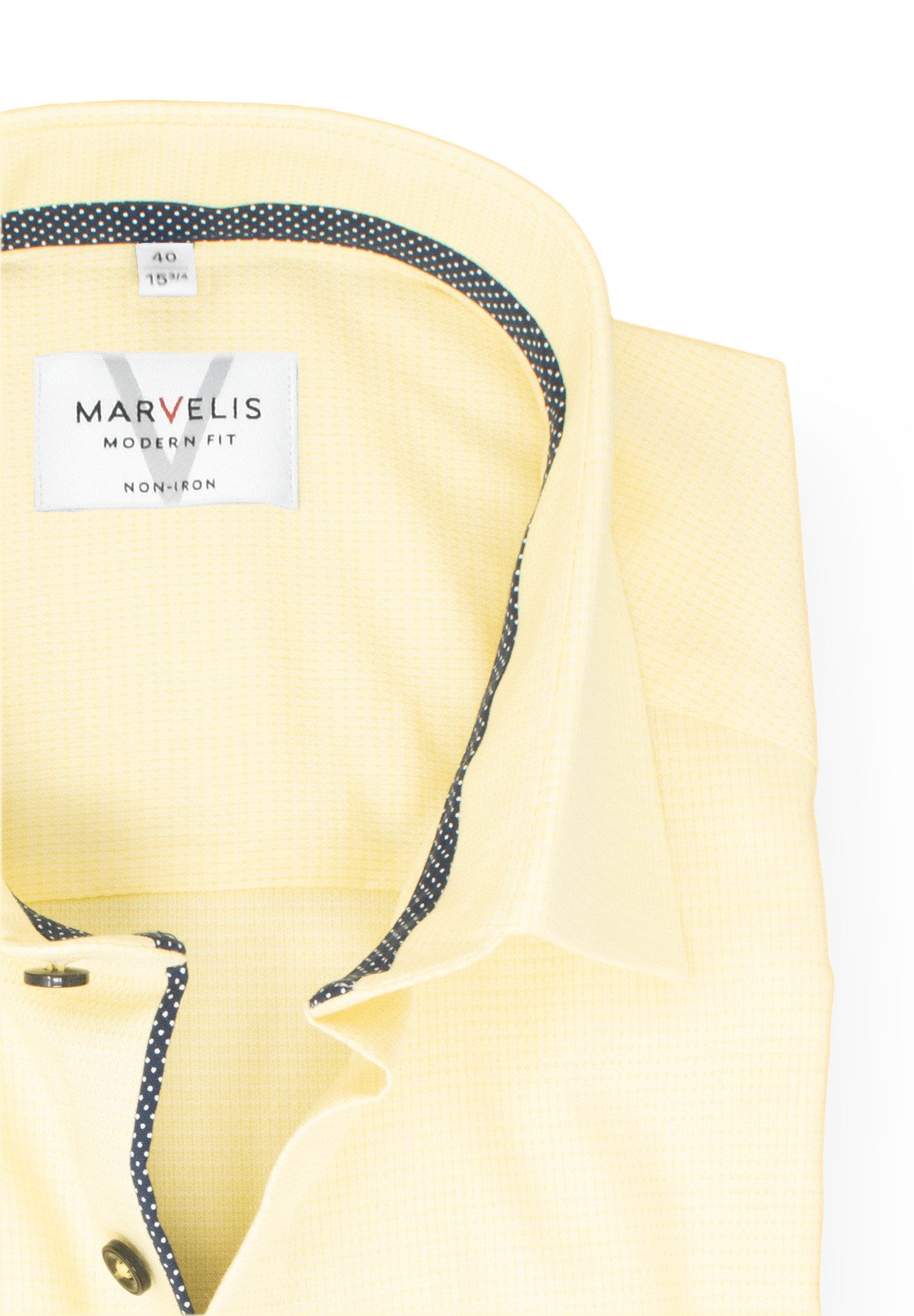 MARVELIS Kurzarmhemd Modern Fit normale, leicht günstig online kaufen