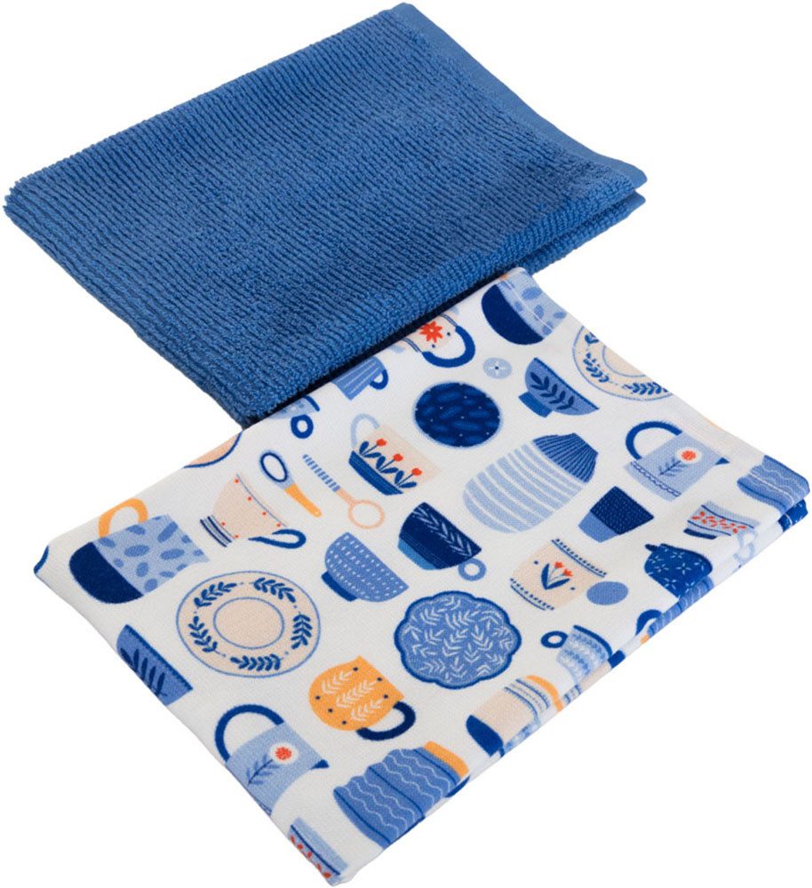 Egeria Geschirrtuch TEAPOT, (Set, 2-tlg), 2x 40x60 cm günstig online kaufen