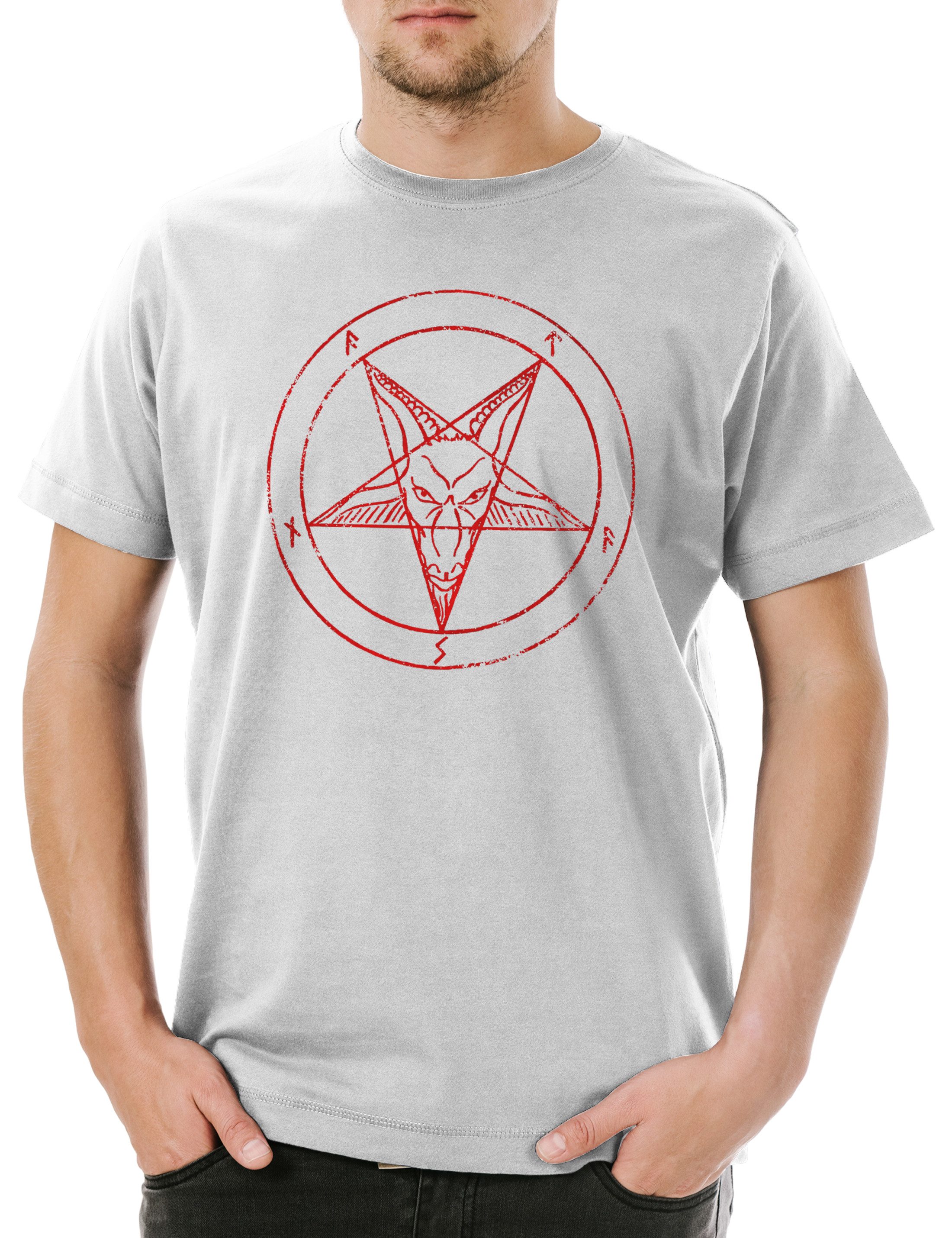 Urban Backwoods Print-Shirt Baphomet Pentagram Sign günstig online kaufen