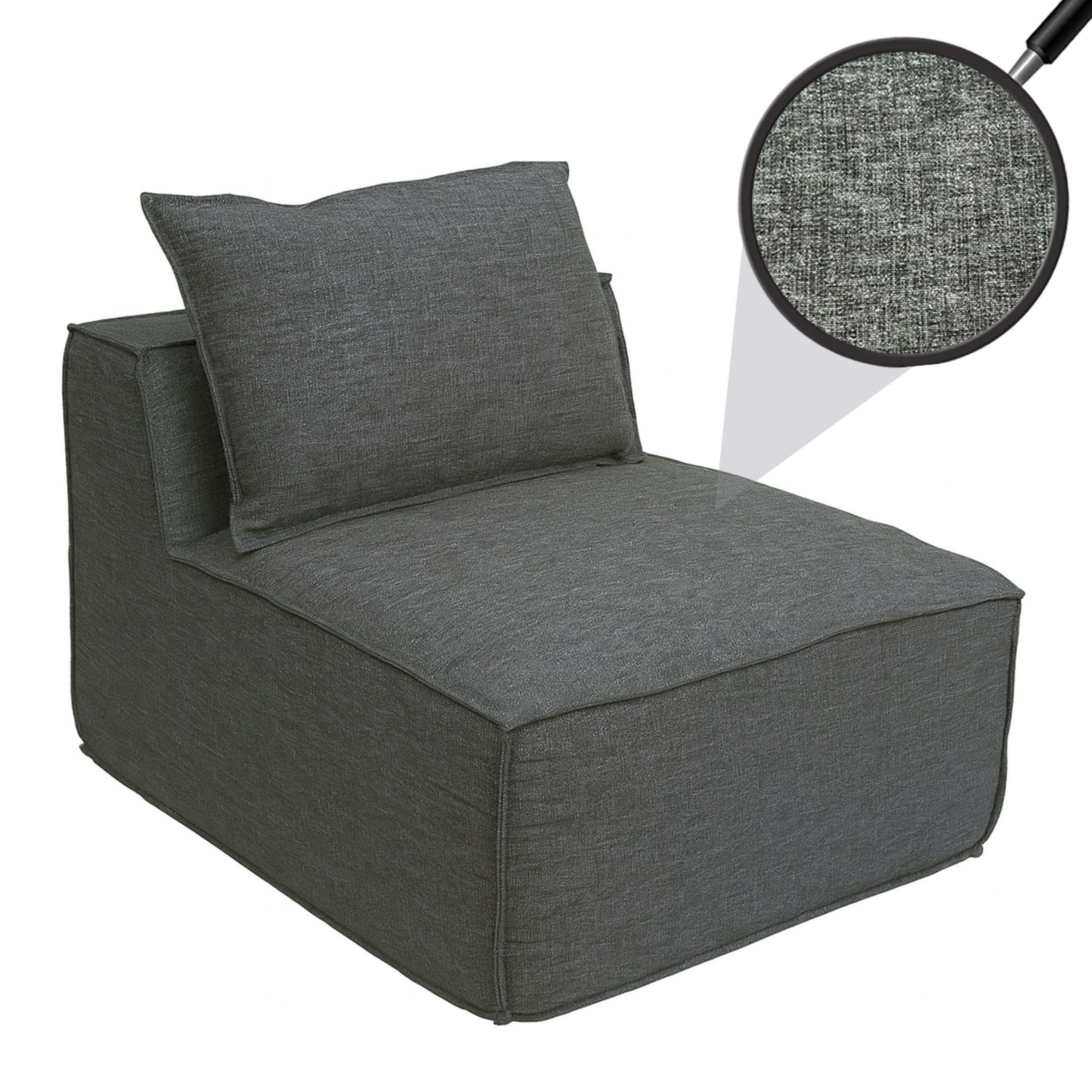 MCW Loungesessel MCW-O54-S, Inklusive Kissen, Bezug abnehmbar, Mit rutschhemmender Unterseite