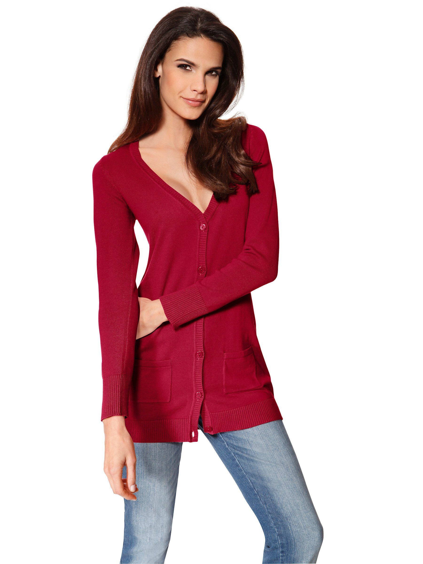 heine Strickjacke Feinstrickjacke . günstig online kaufen