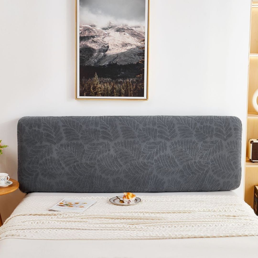 BYSURE Bettbezug, (1 St), Stretch-Jacquard-Bett Kopfteil Abdeckung