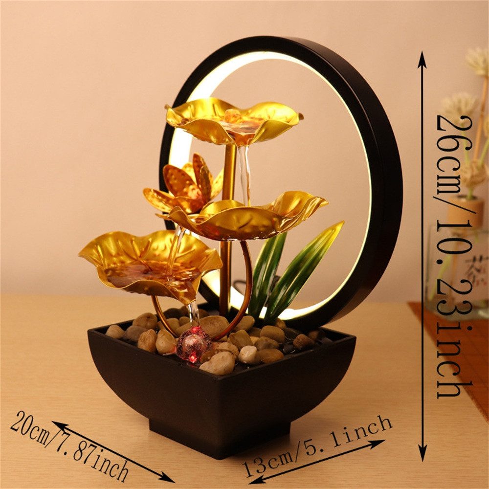 RWEUOQ Gartenbrunnen Blume Wasser Brunnen, Frühling günstig online kaufen