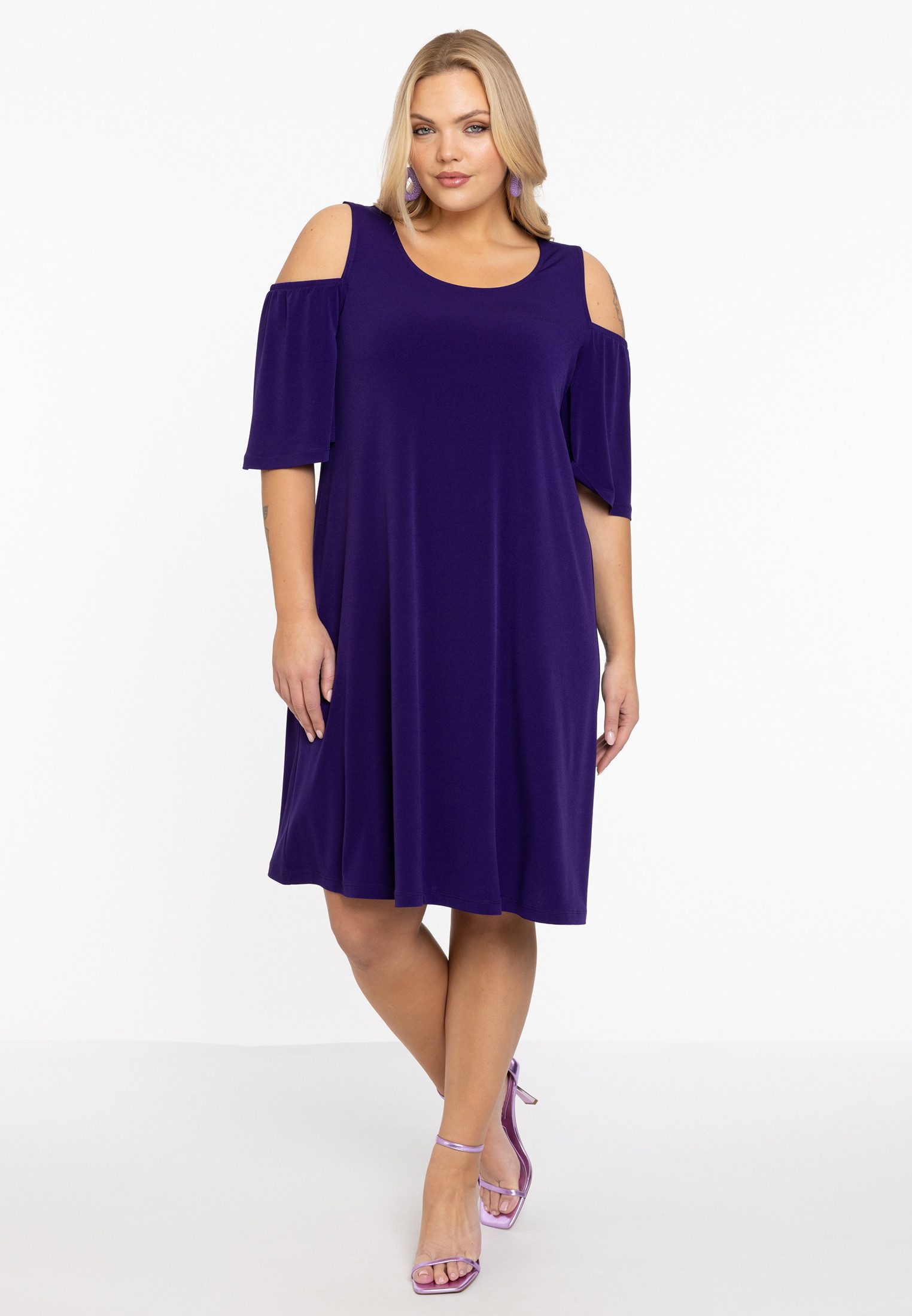 YOEK A-Linien-Kleid Damen Kleid Große Größen günstig online kaufen