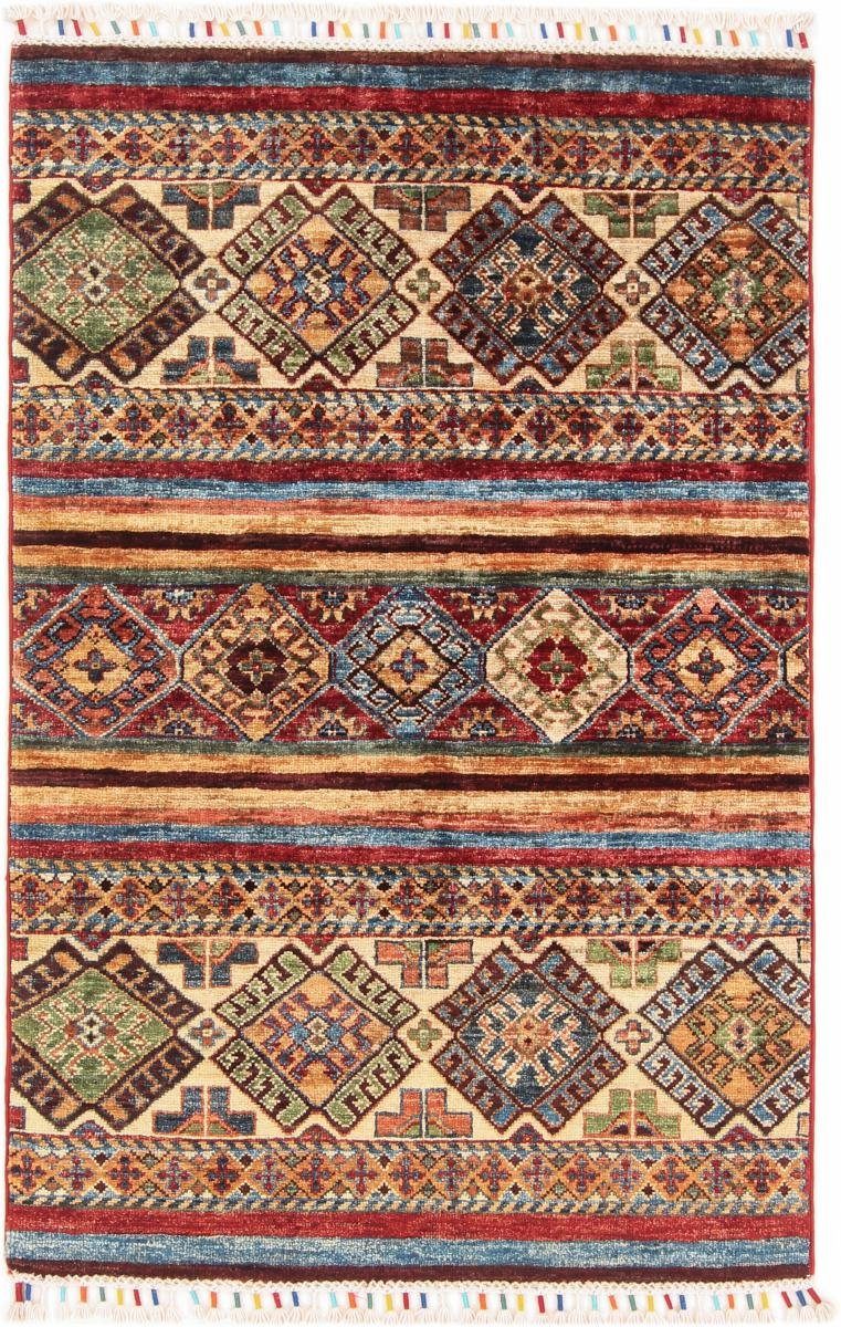 Orientteppich Arijana Shaal 84x127 Handgeknüpfter Orientteppich, Nain Trading, rechteckig, Höhe: 5 mm