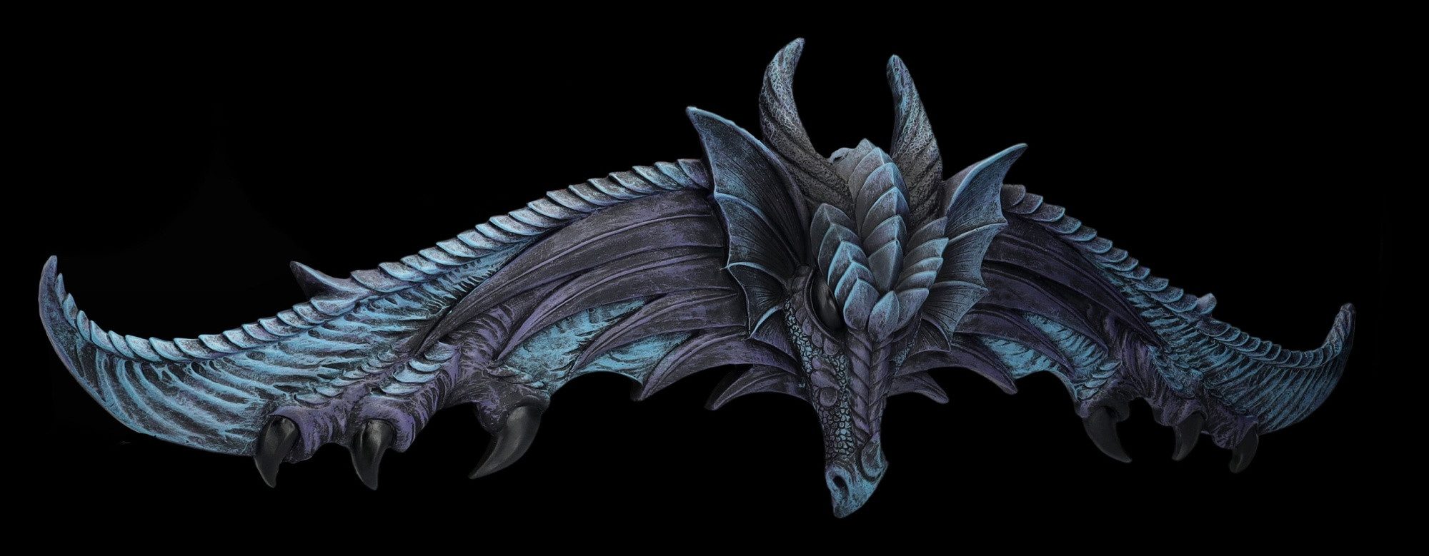 Figuren Shop GmbH Wanddekoobjekt Wanddeko - Drachen Türgirlande - Fantasy Drache Dekoration Wanddeko