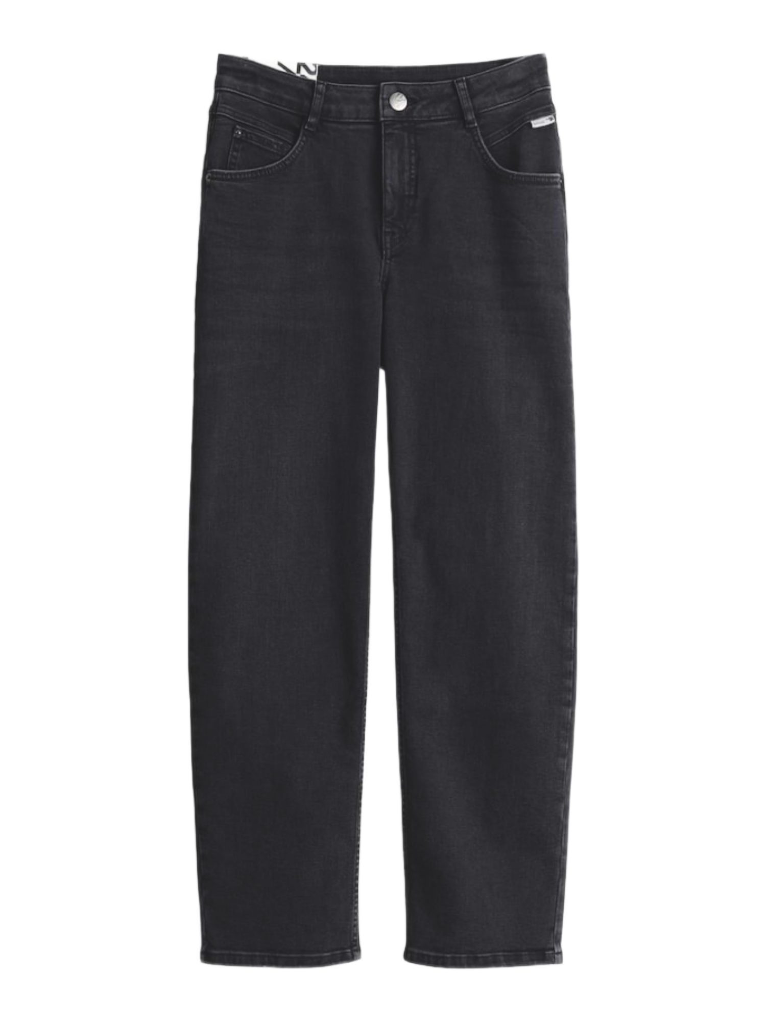 OPUS 5-Pocket-Jeans schwarz,Casual,Baumwolle,Washed,Straight Leg,Mittel