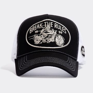 KingKerosin Trucker Cap Break the Rules im Kontrast-Design