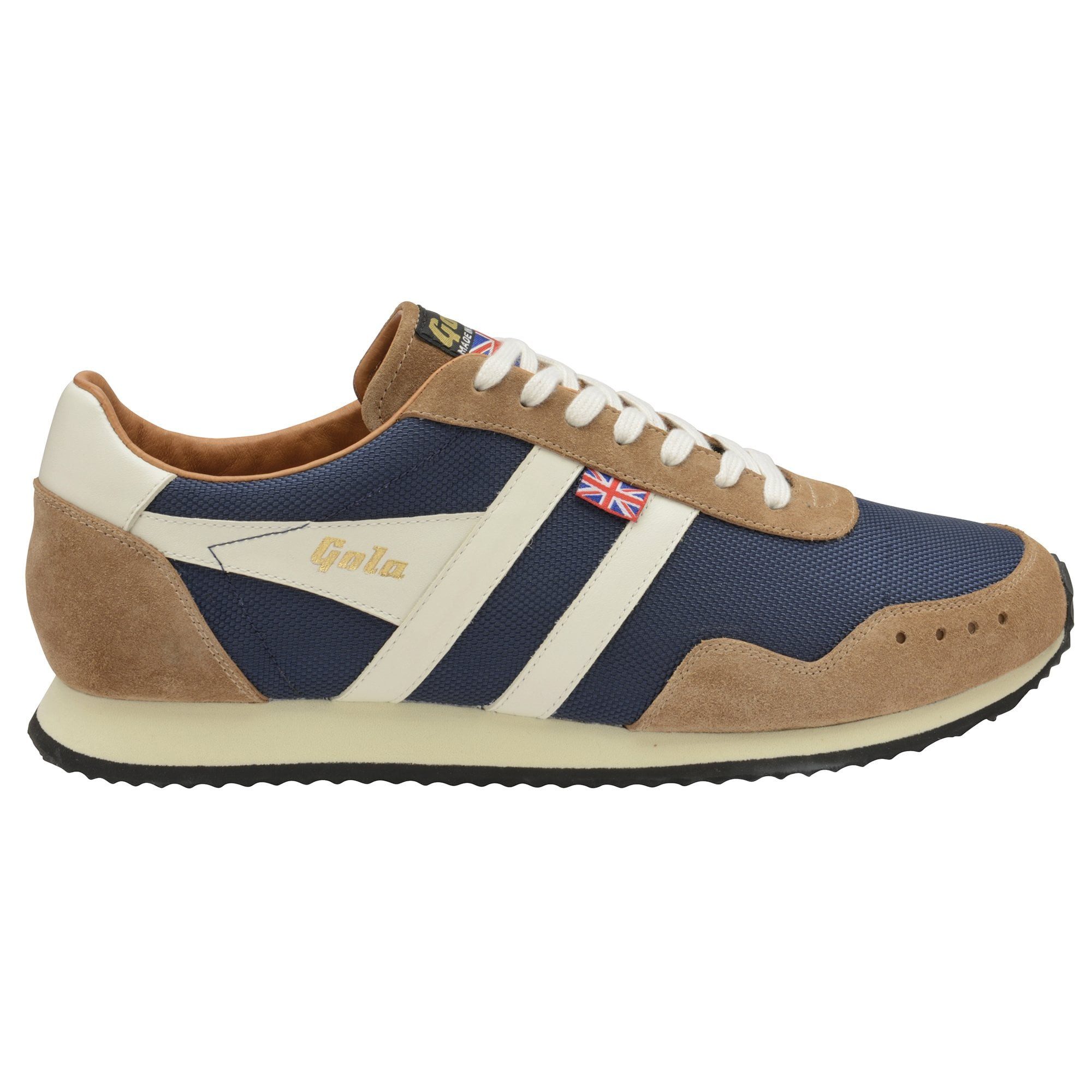Gola Track Mesh 2 317 - Made in England - navyblau/tobacco/offwhite Herren Sneaker