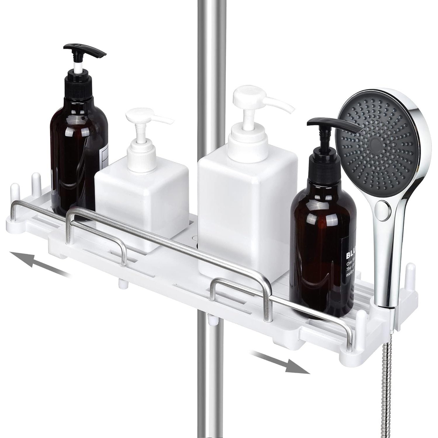 STILVORA Duschablage ausziehbar Duschregal Badregal Eckregal günstig online kaufen